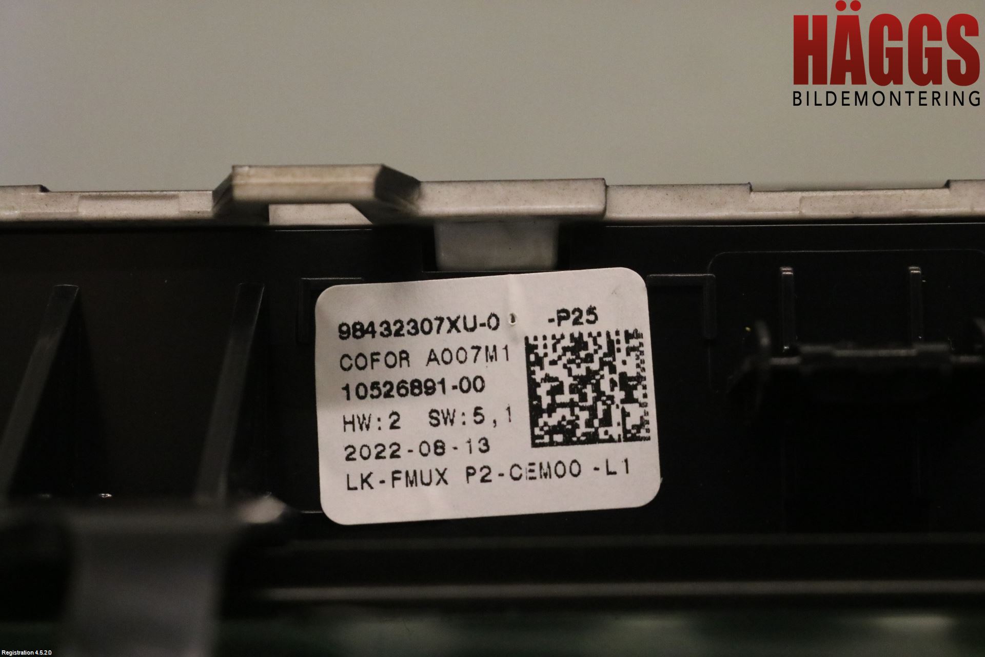 Peugeot 2008/E-2008 20- Ac Styrenhet Ac Manöveren