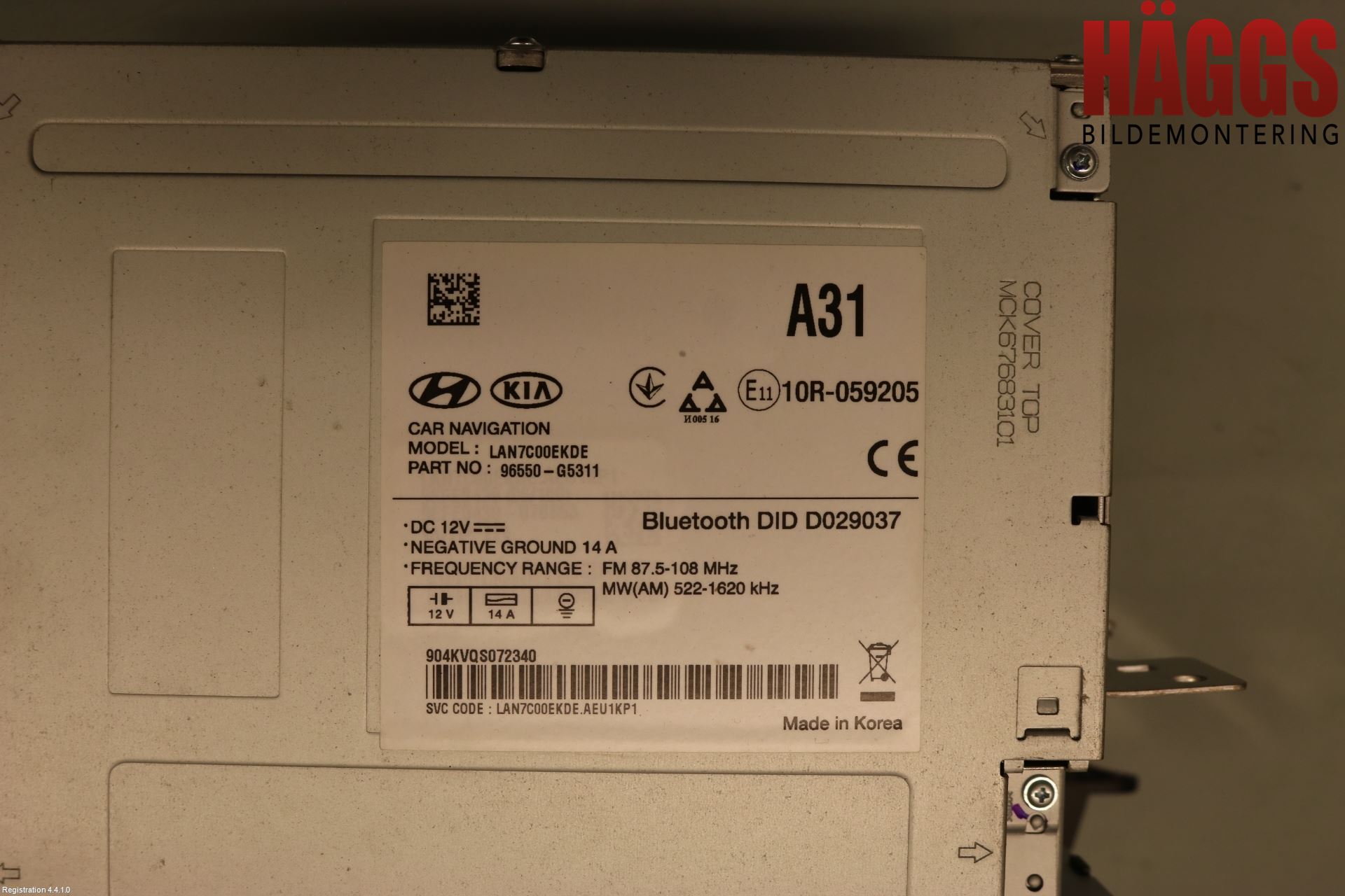 Kia NIRO (DE) 17-22 Gps Navigator