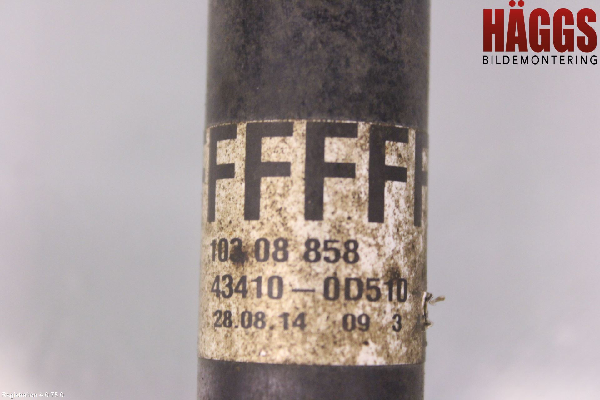 Toyota YARIS XP130 15-20 Drivaxel Fram Höger