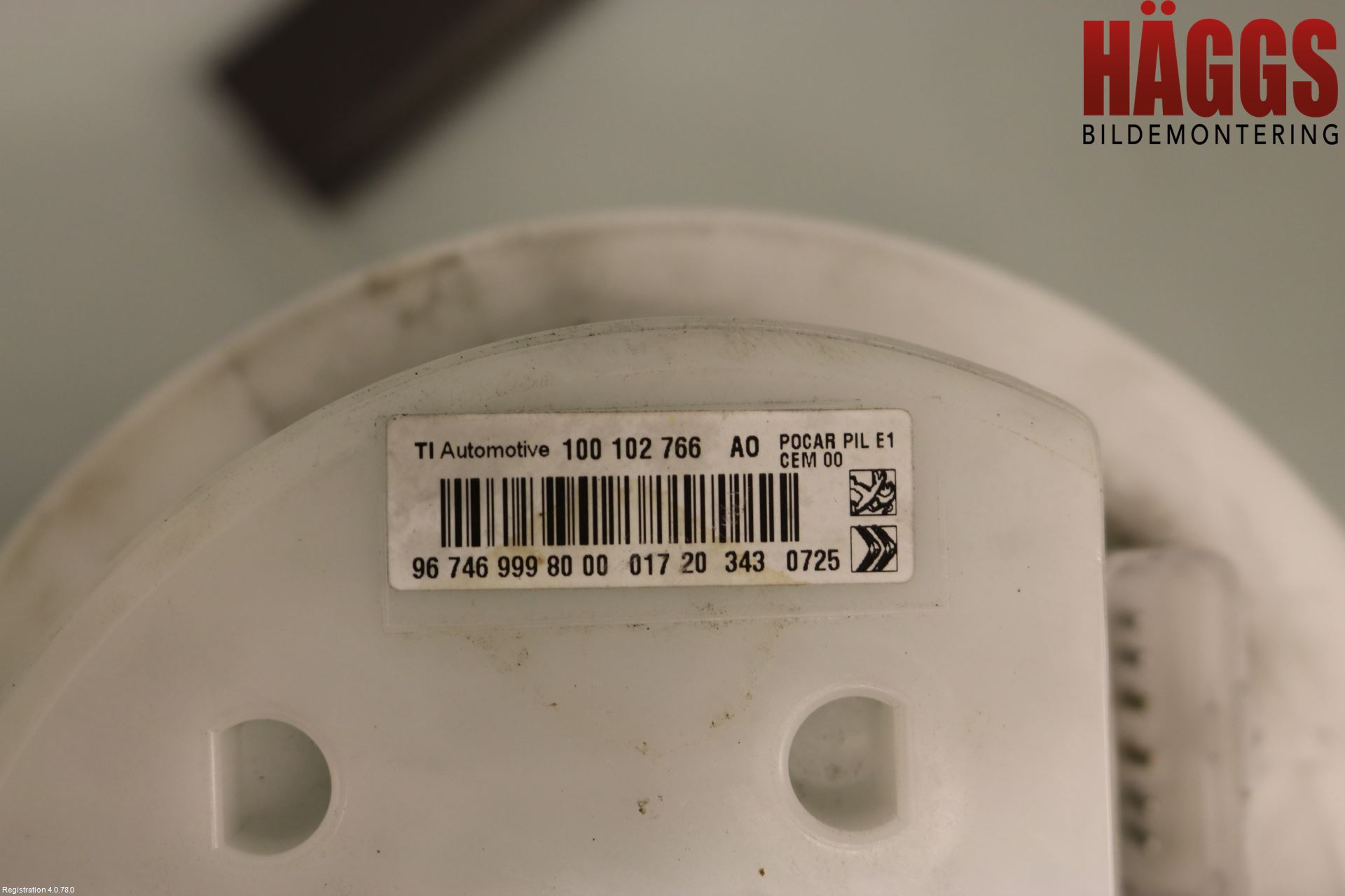 Peugeot 308 14-21 Bränslepump El