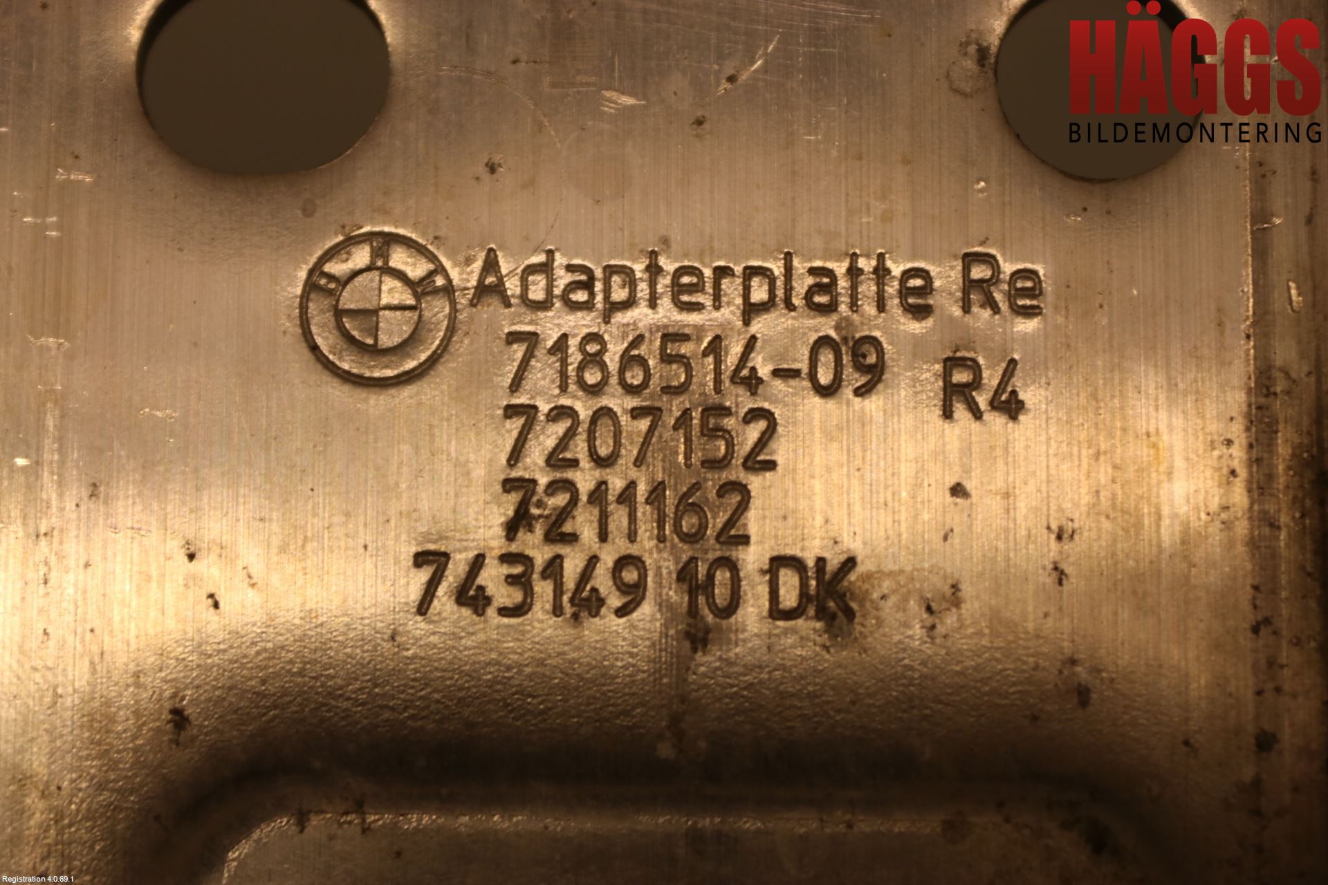 BMW 5 F10/F11/F18 09-17 Stötfångarfäste Fram Hö