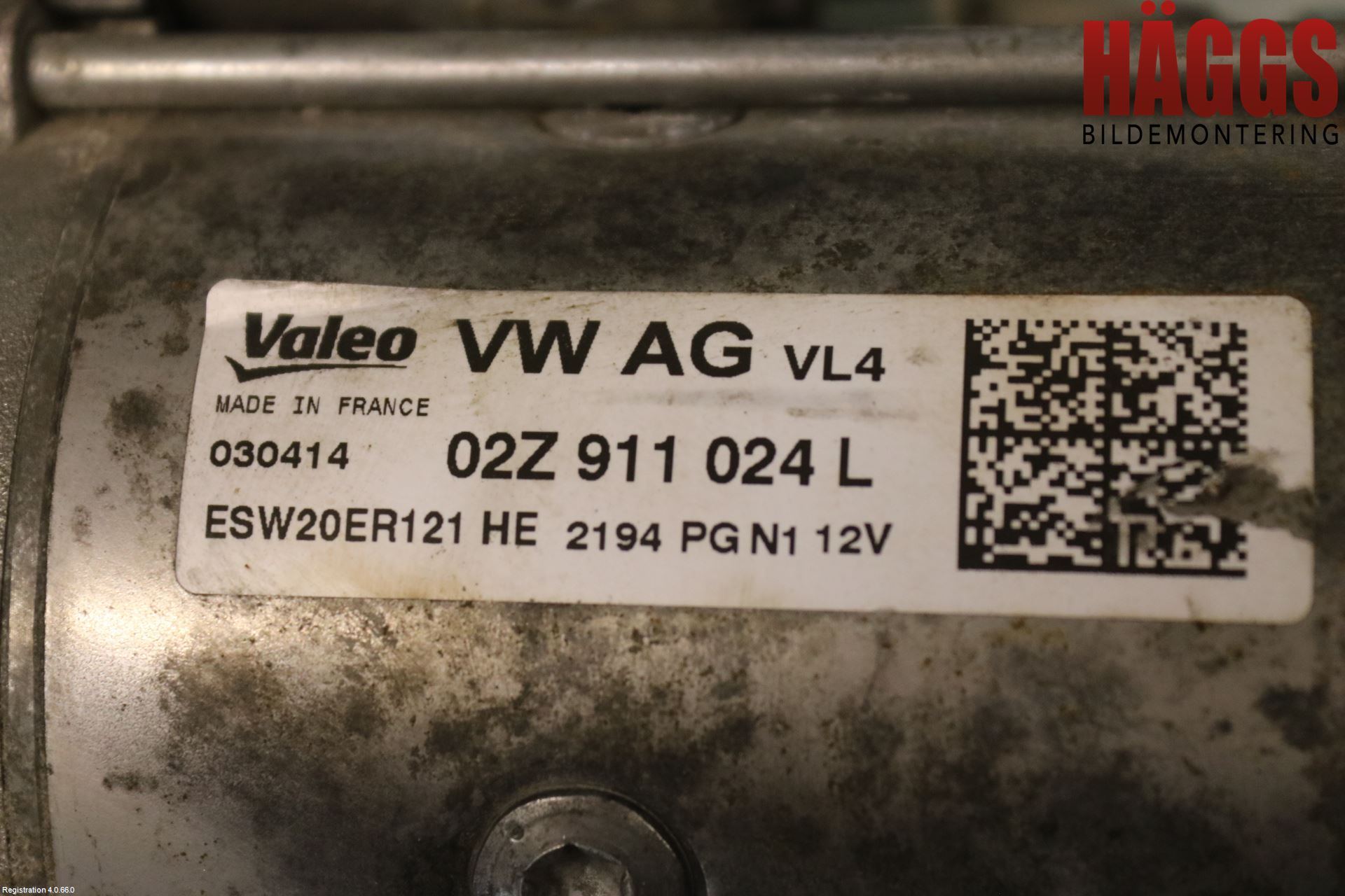 Volkswagen VW GOLF / E-GOLF VII 13-20 Startmotor Diesel