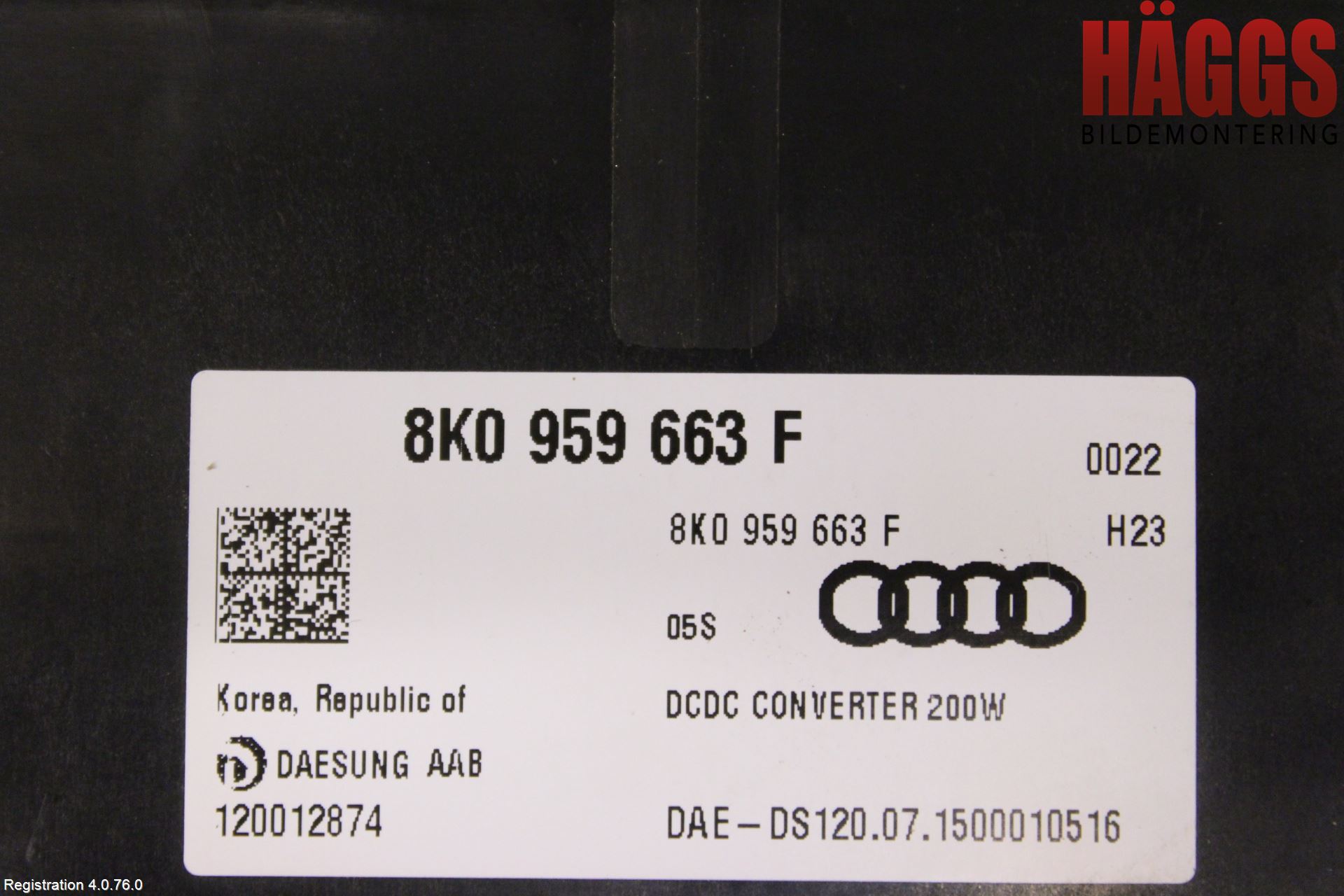 Audi A6/S6 4G 11-18 Styrenhet Övrigt