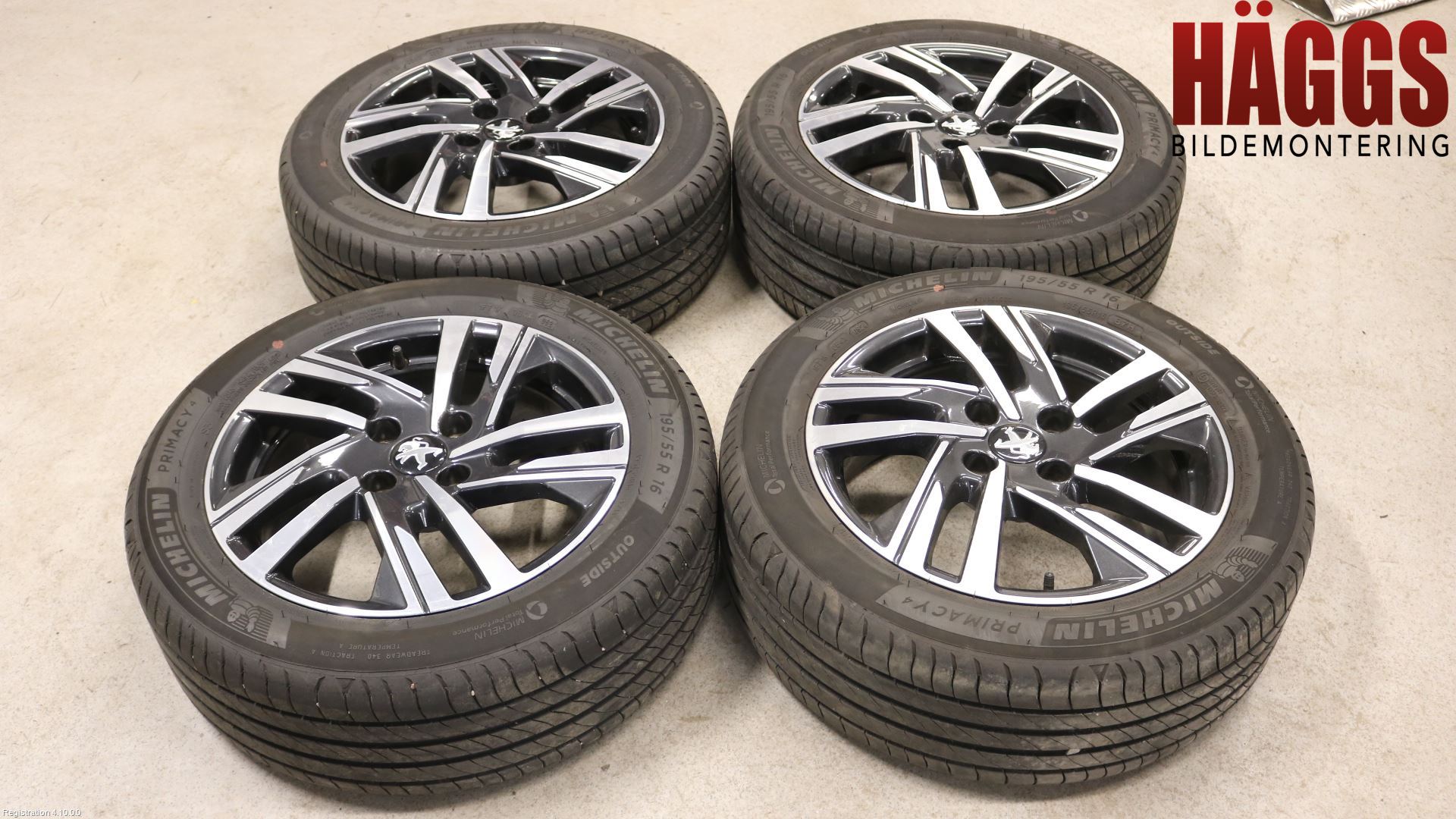 Peugeot 208/E-208 20- Sommardäck Alumfälg 4St