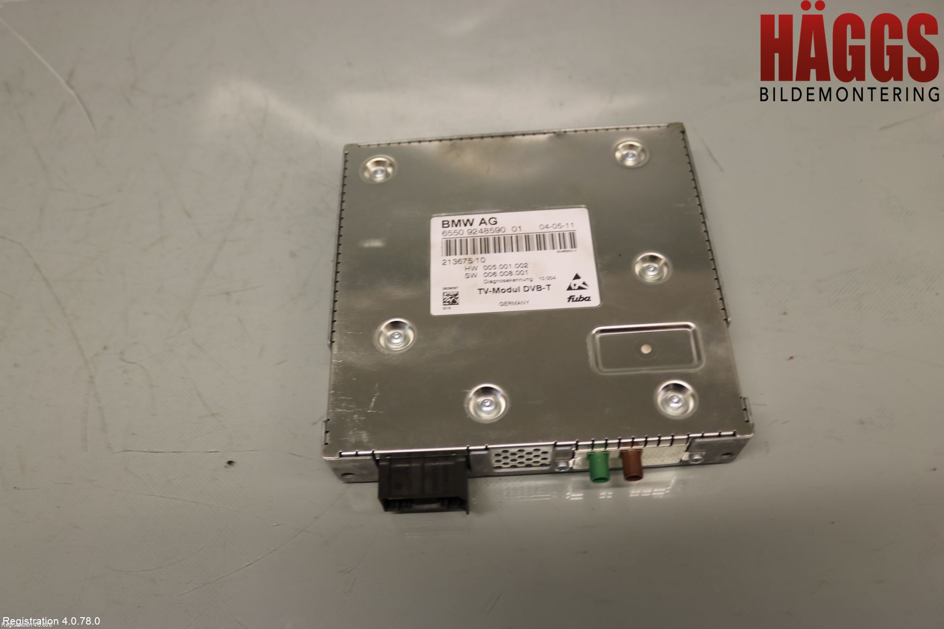 BMW 5 F10/F11/F18 09-17 Styrenhet Multimedia