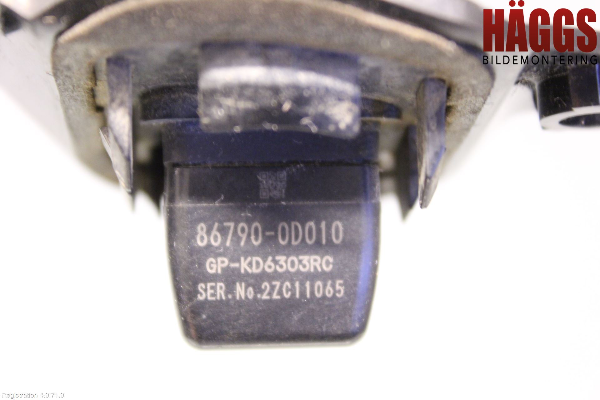 Toyota YARIS XP130 12-14 Parkeringshjälp Kamera