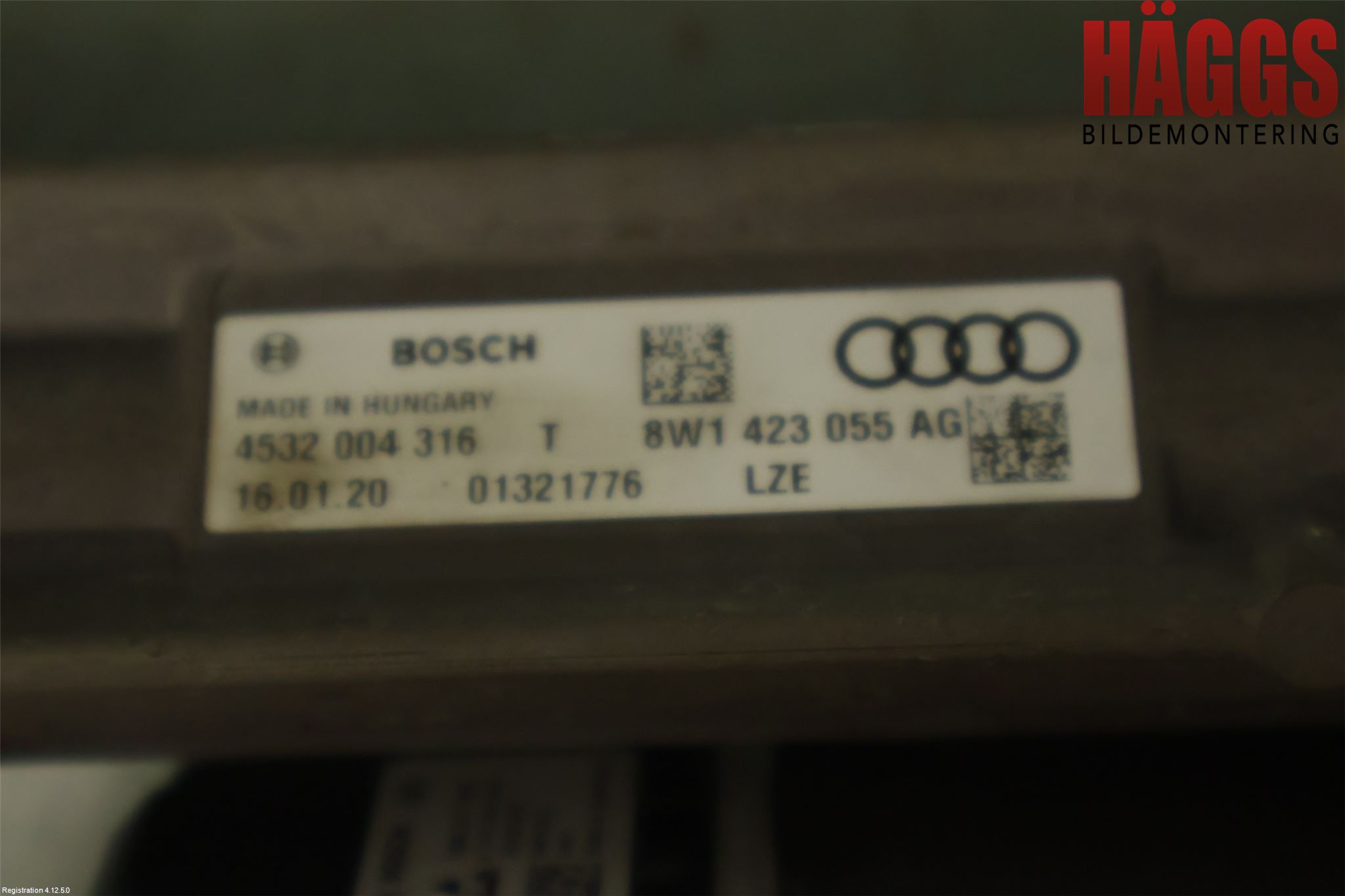 Audi A4/S4 B9 20- Styrväxel-Snäcka Elektrisk