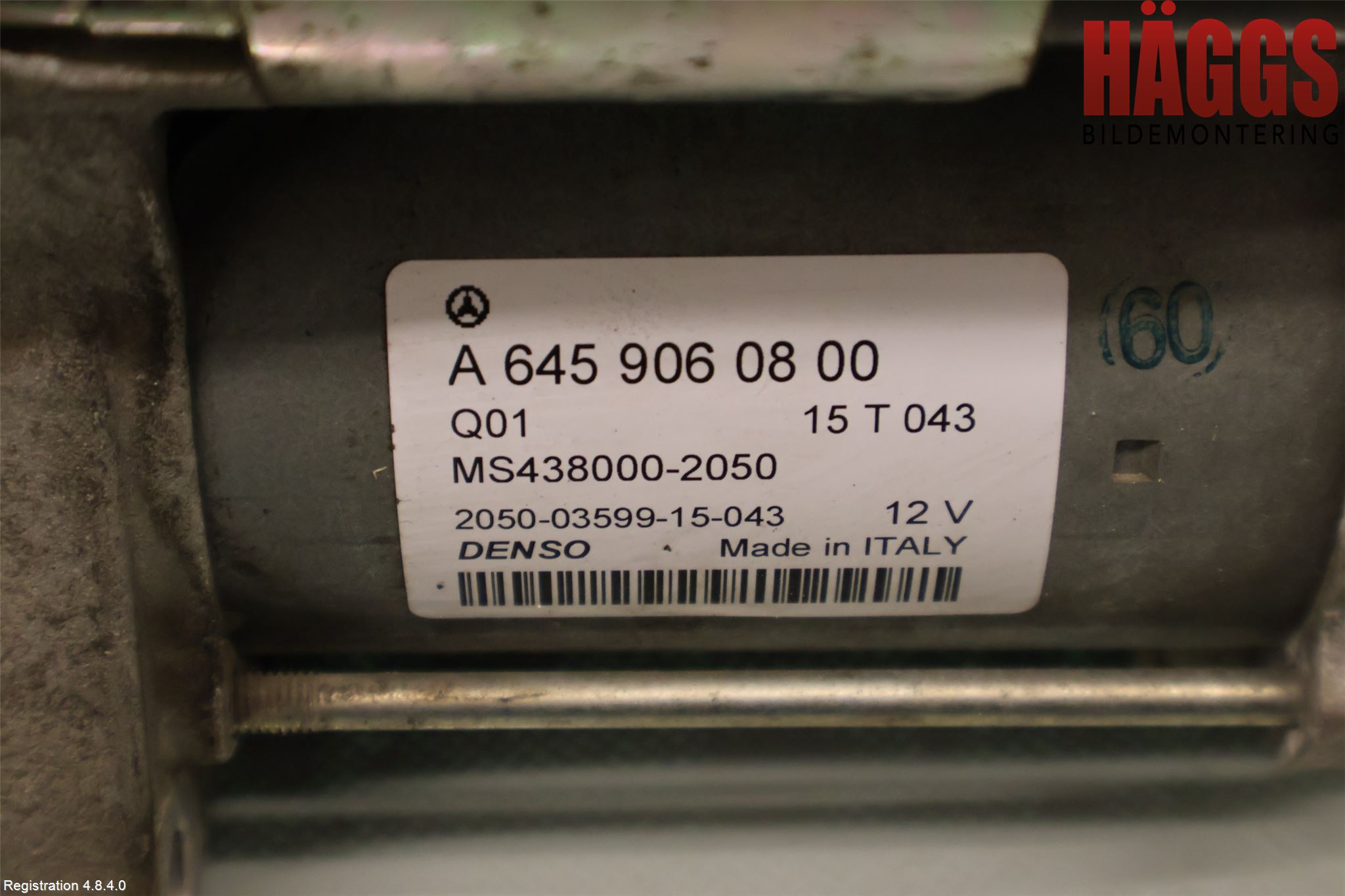 Mercedes-Benz MB B-KLASS (W246/W242) 12-19 Startmotor Diesel
