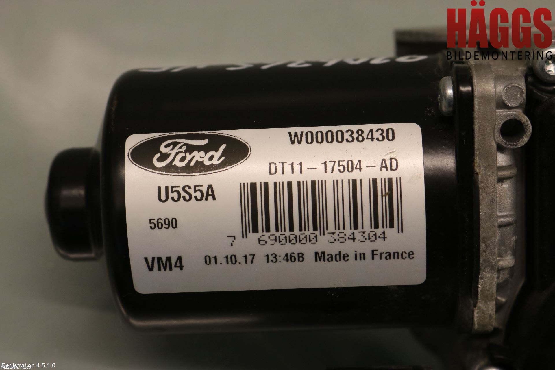 Ford TRANSIT/TOURNEO CONNECT 13-22 Torkarmotor Vindruta