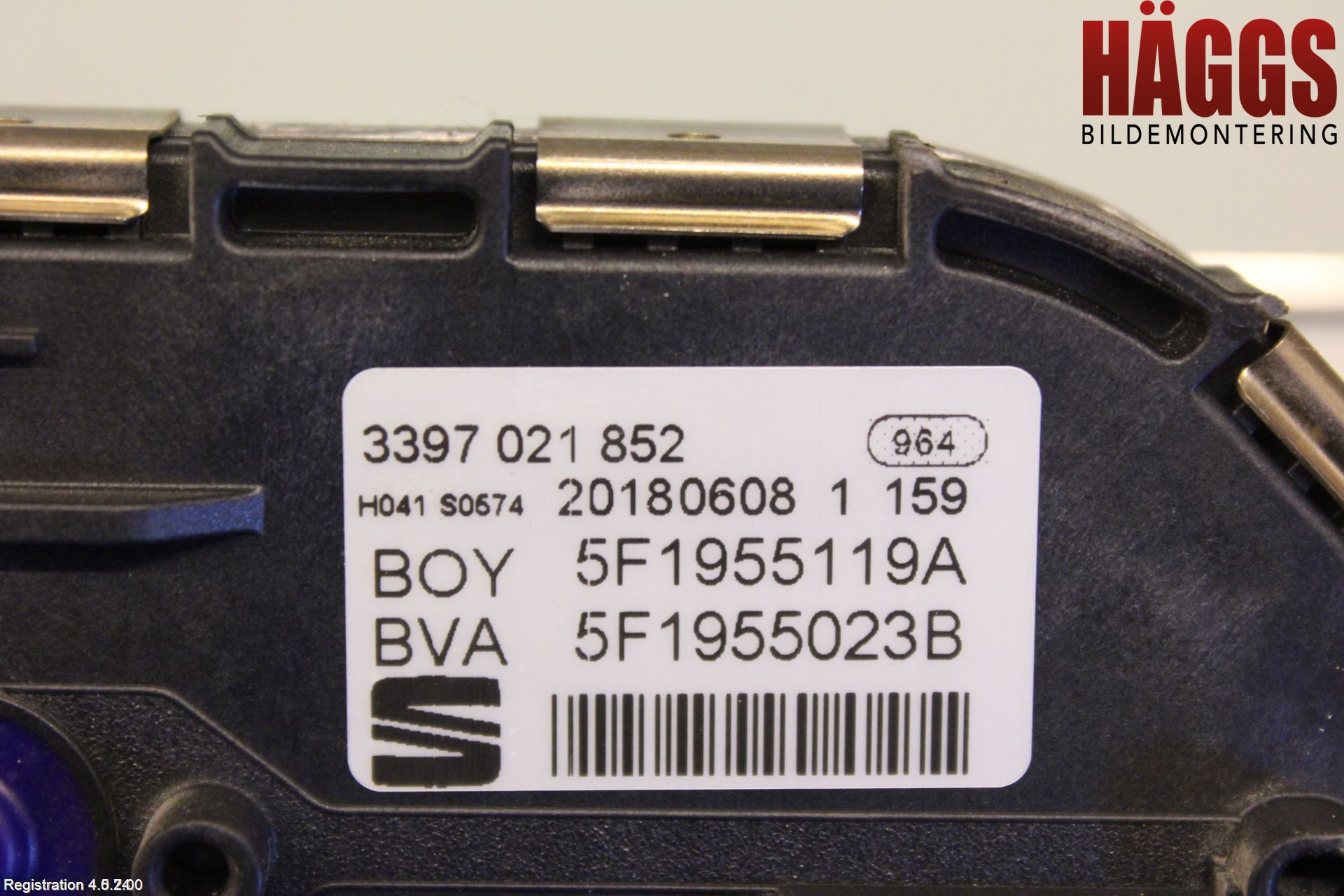 Seat LEON 13-20 Torkarmotor Vindruta