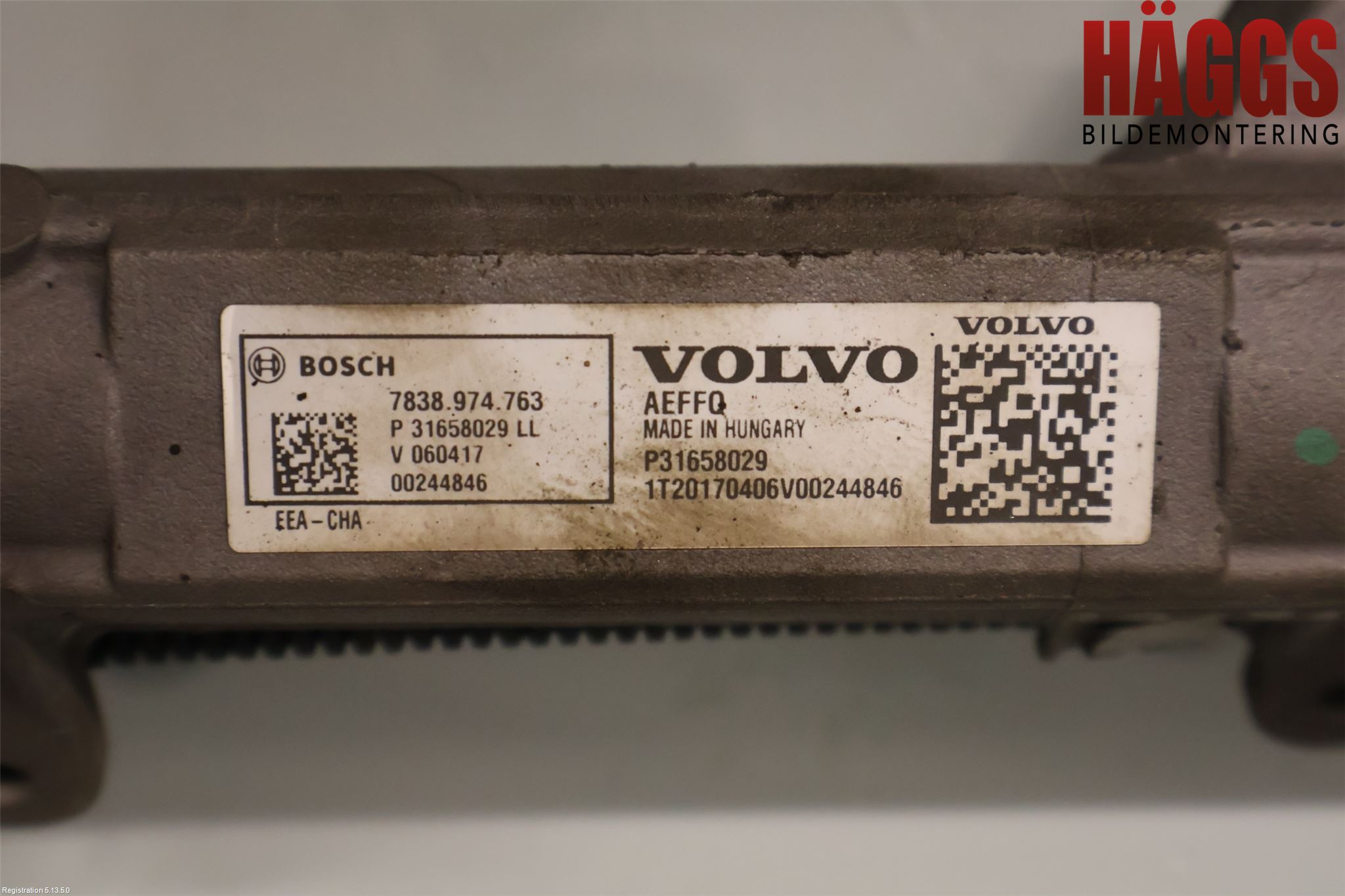Volvo V90 17->> Styrväxel-Snäcka Elektrisk