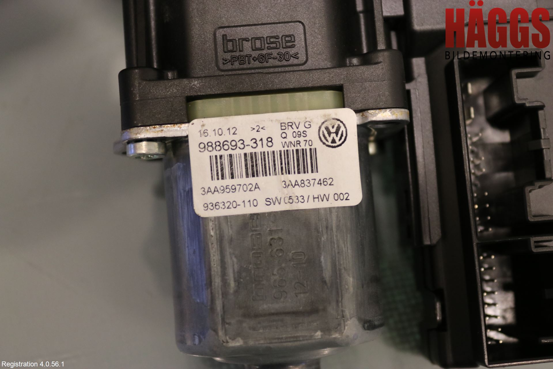 Volkswagen VW PASSAT 11-14 Fönsterhissmotor