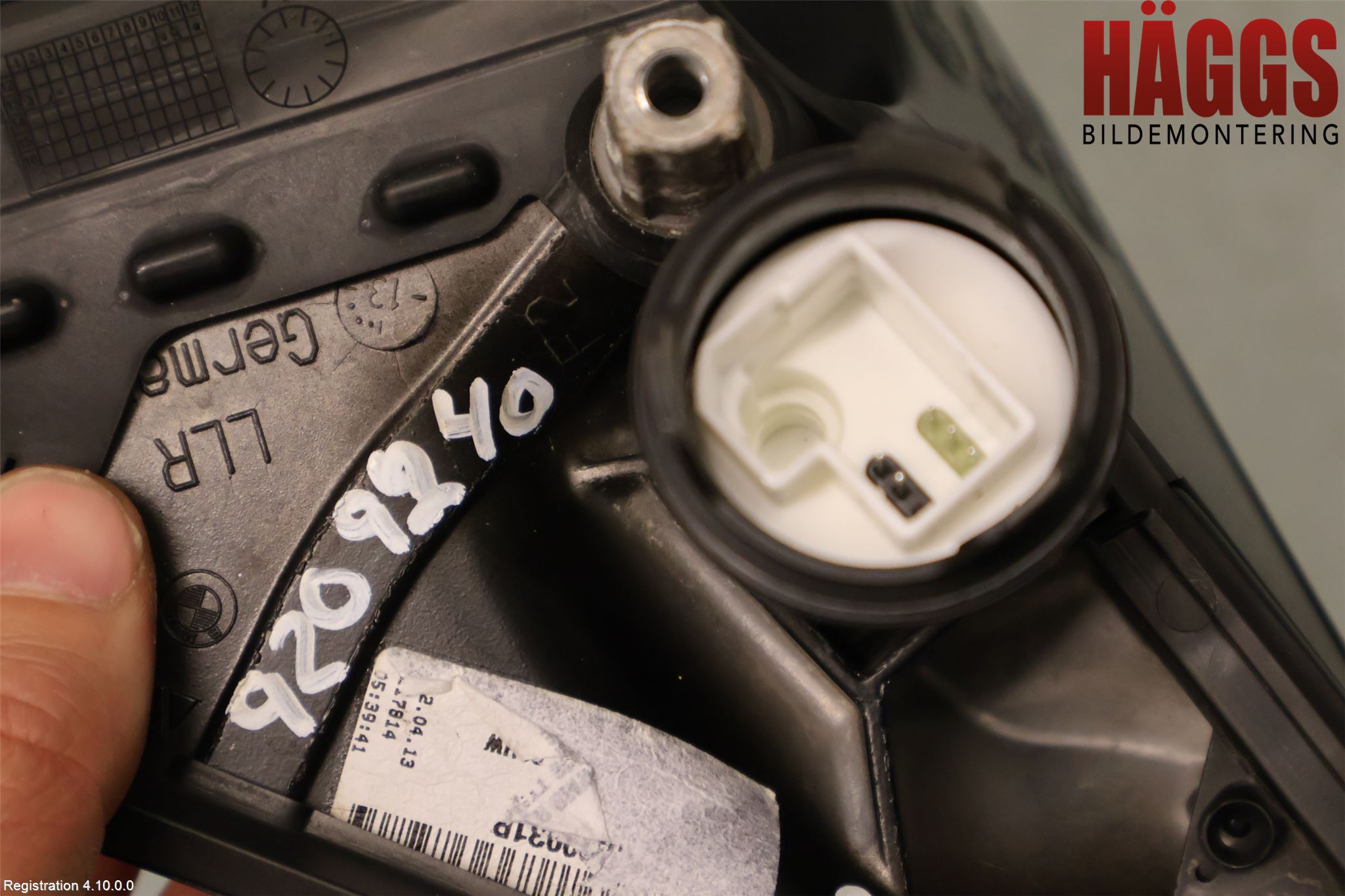 BMW 5 F10/F11/F18 09-17 Spegel Yttre El Hö
