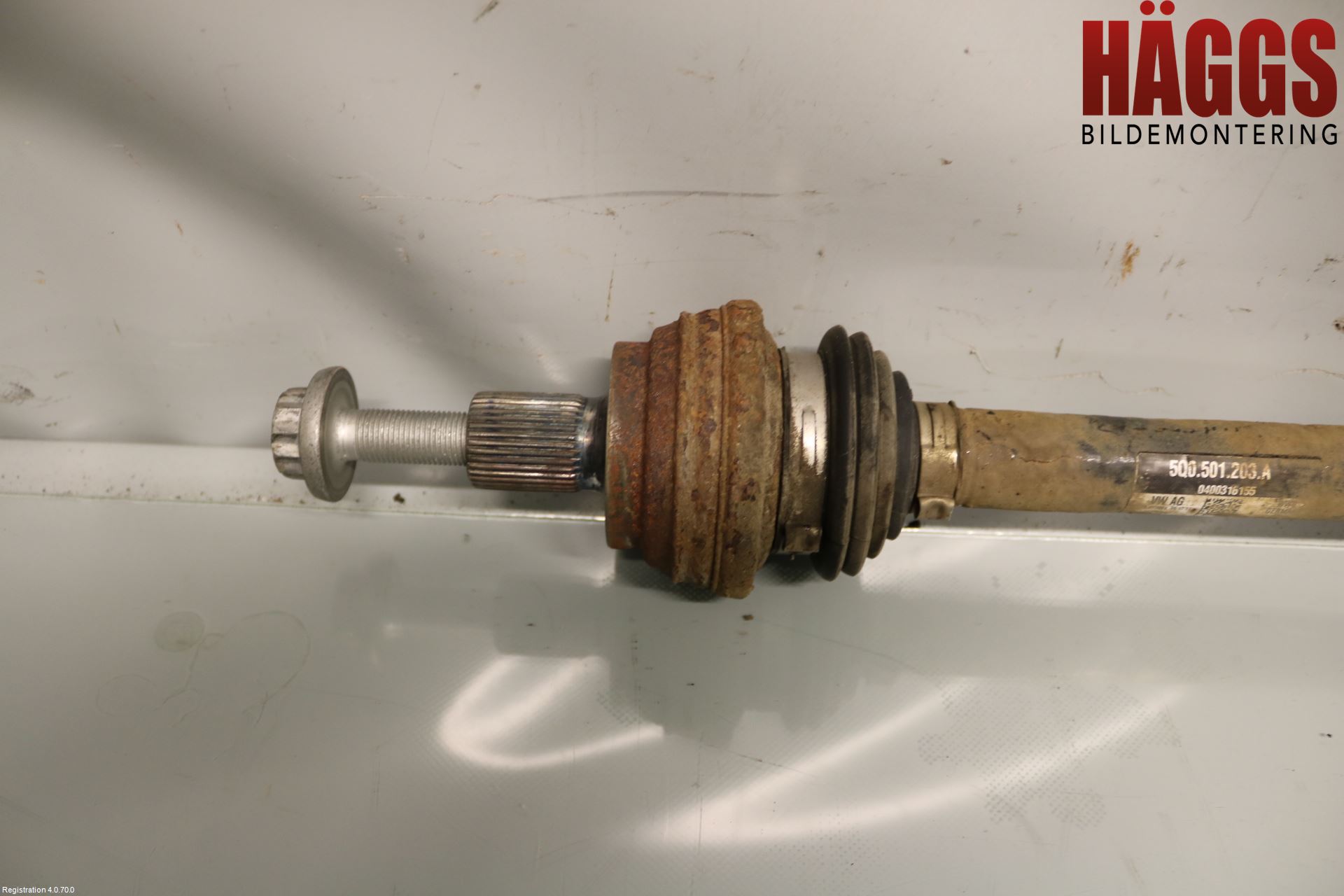 Volkswagen VW GOLF / E-GOLF VII 13-20 Drivaxel Bak Vänster