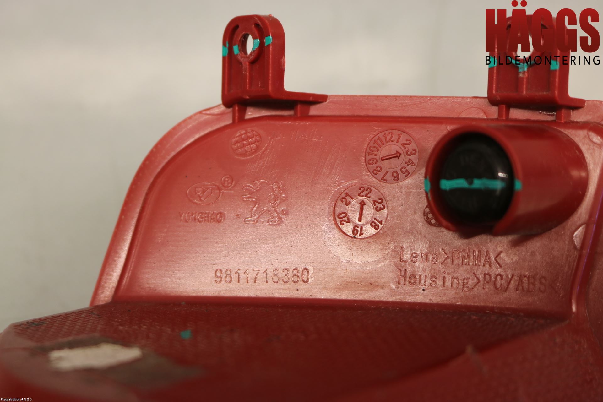 Peugeot 2008/E-2008 20- Dimljus/Reflex Bak