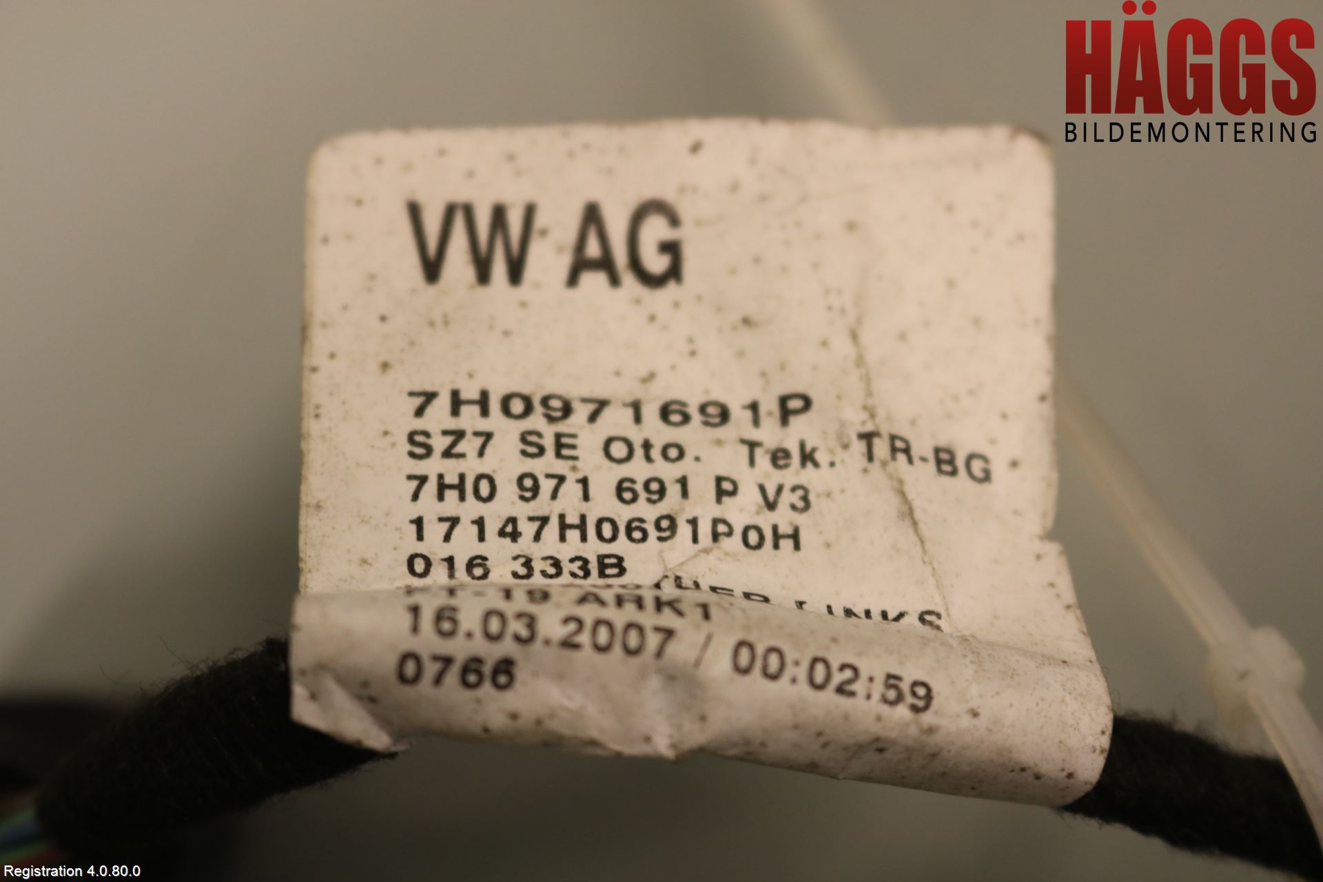 Volkswagen VW TRANSP/CARAVELLE (T5) 04-15 Kabelhärva