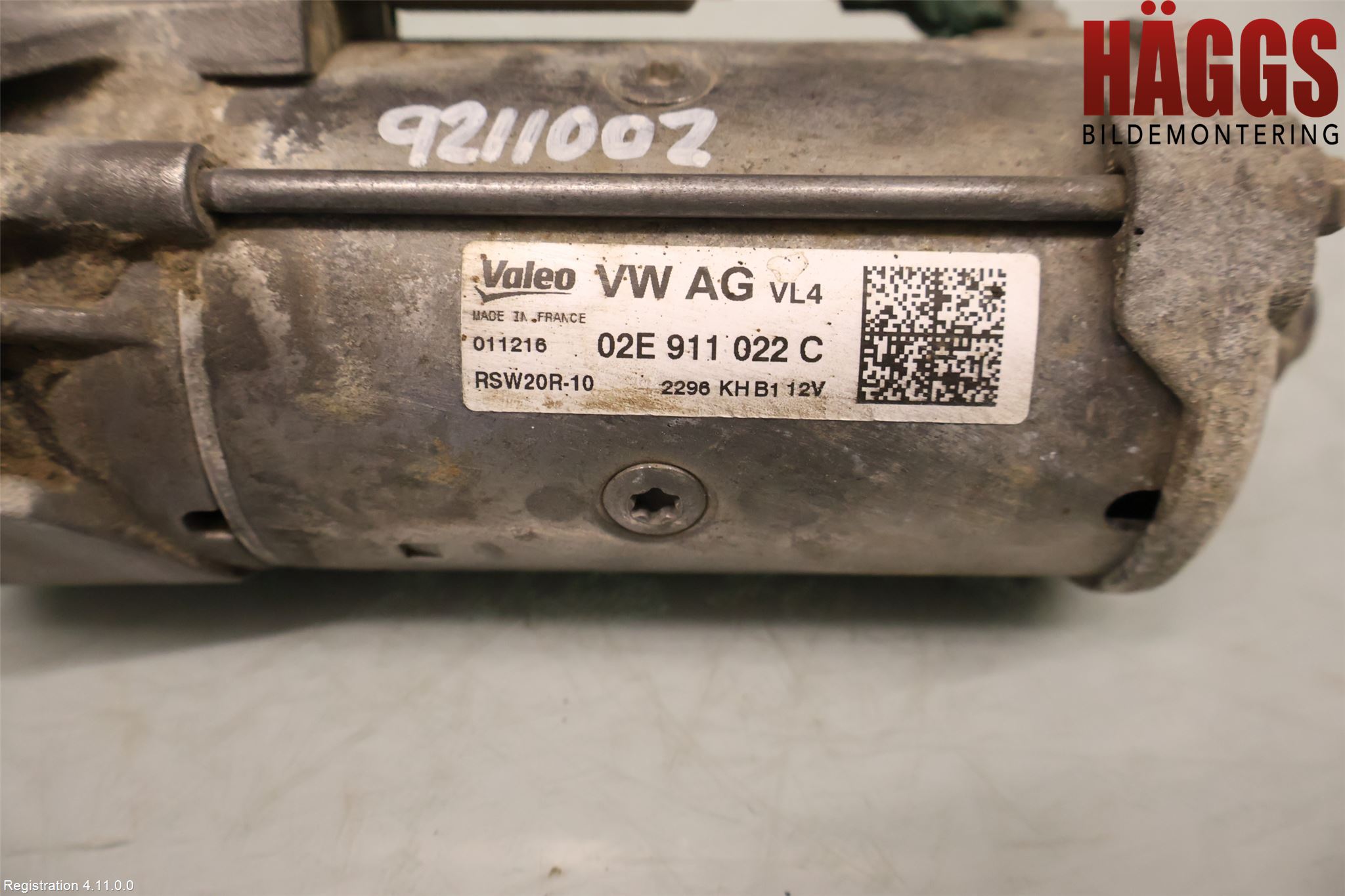 Volkswagen VW PASSAT 15-19 Startmotor Diesel