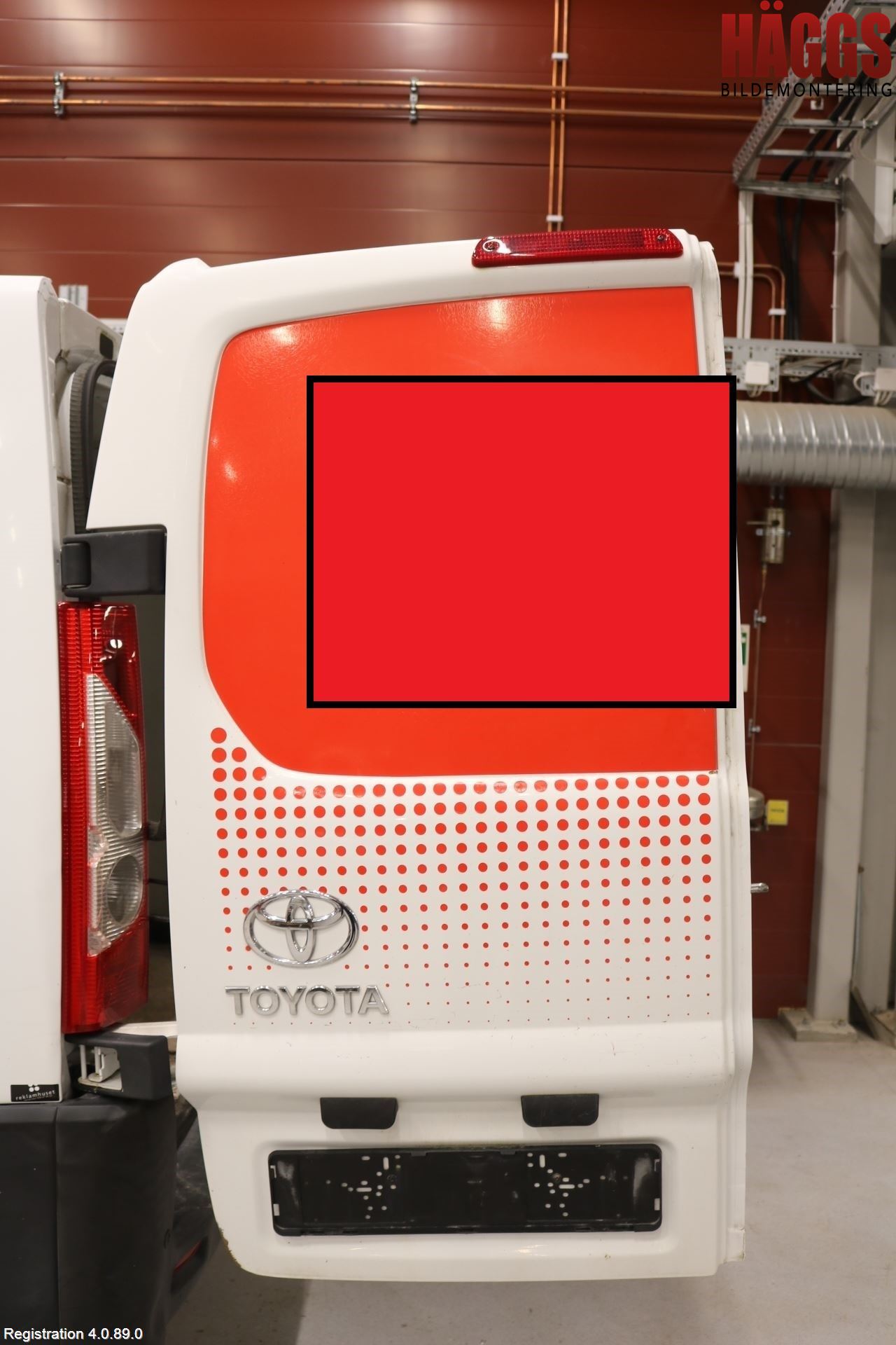 Toyota PROACE I 13-16 Dörr Bak Van-Skåp Vänster