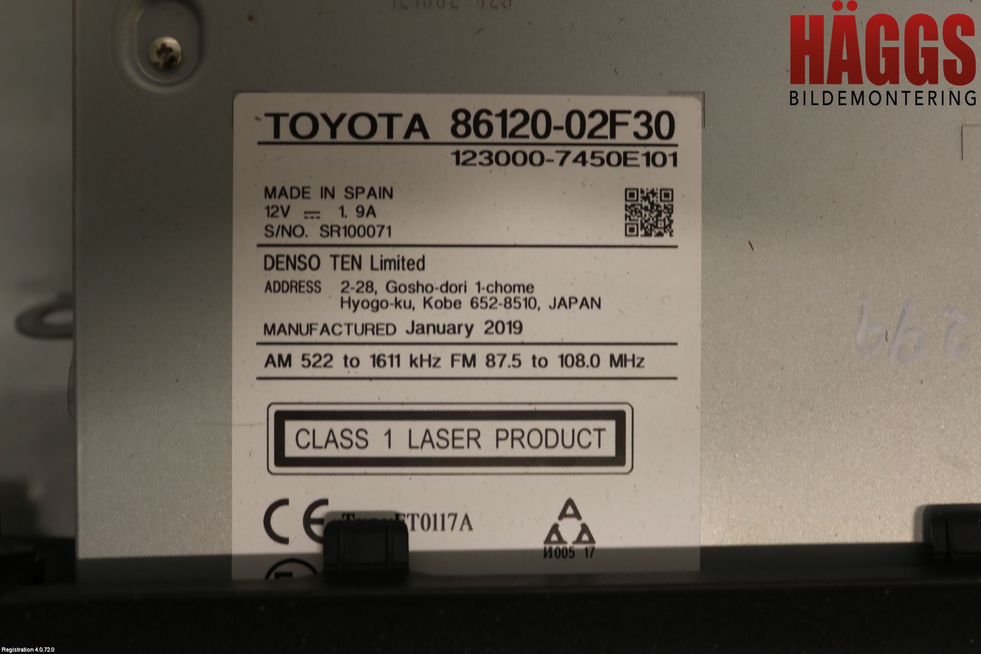 Toyota COROLLA 19- Cd Radio - Multimediapanel