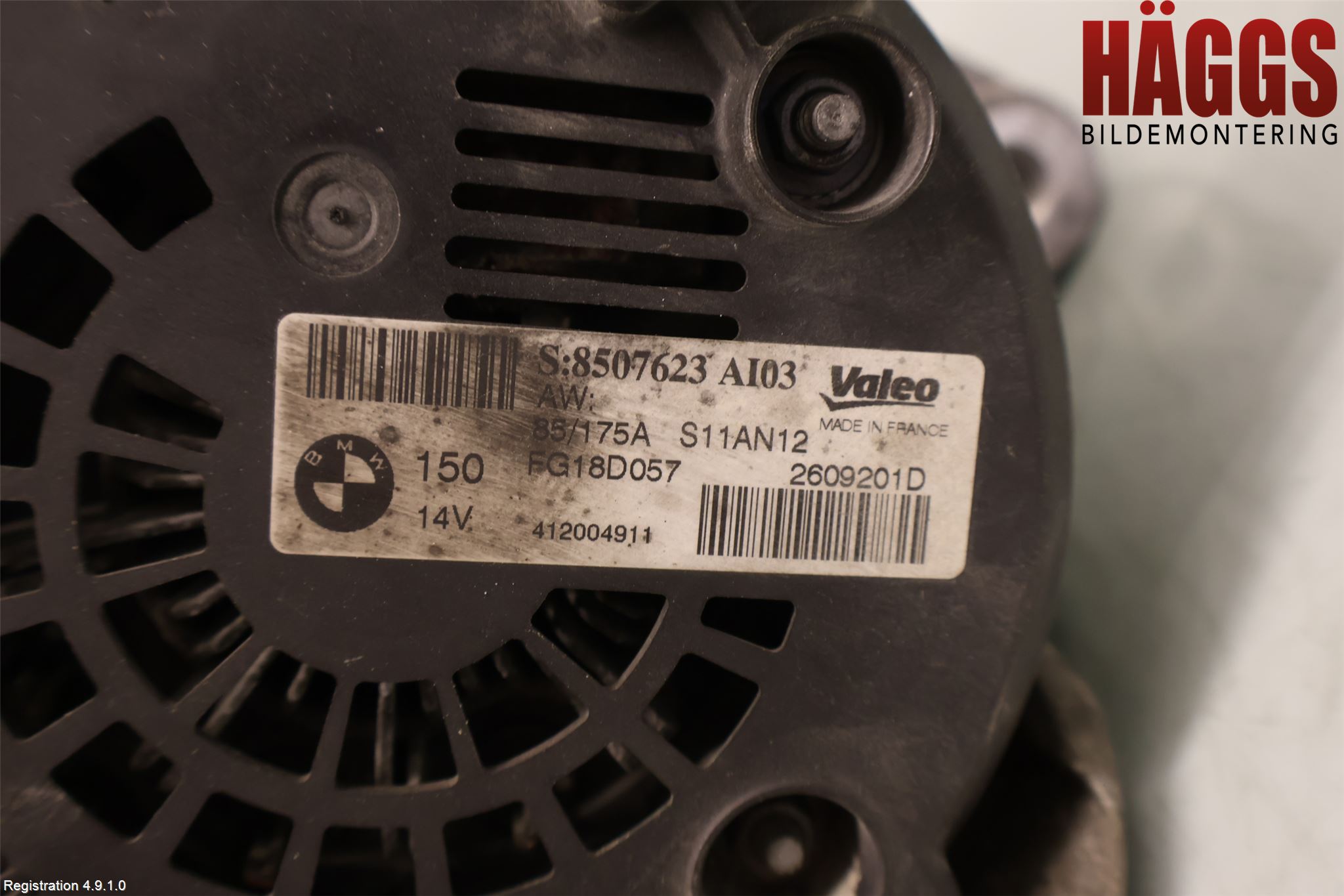 BMW 3 E90/91 SED/TOU 05-12 Generator