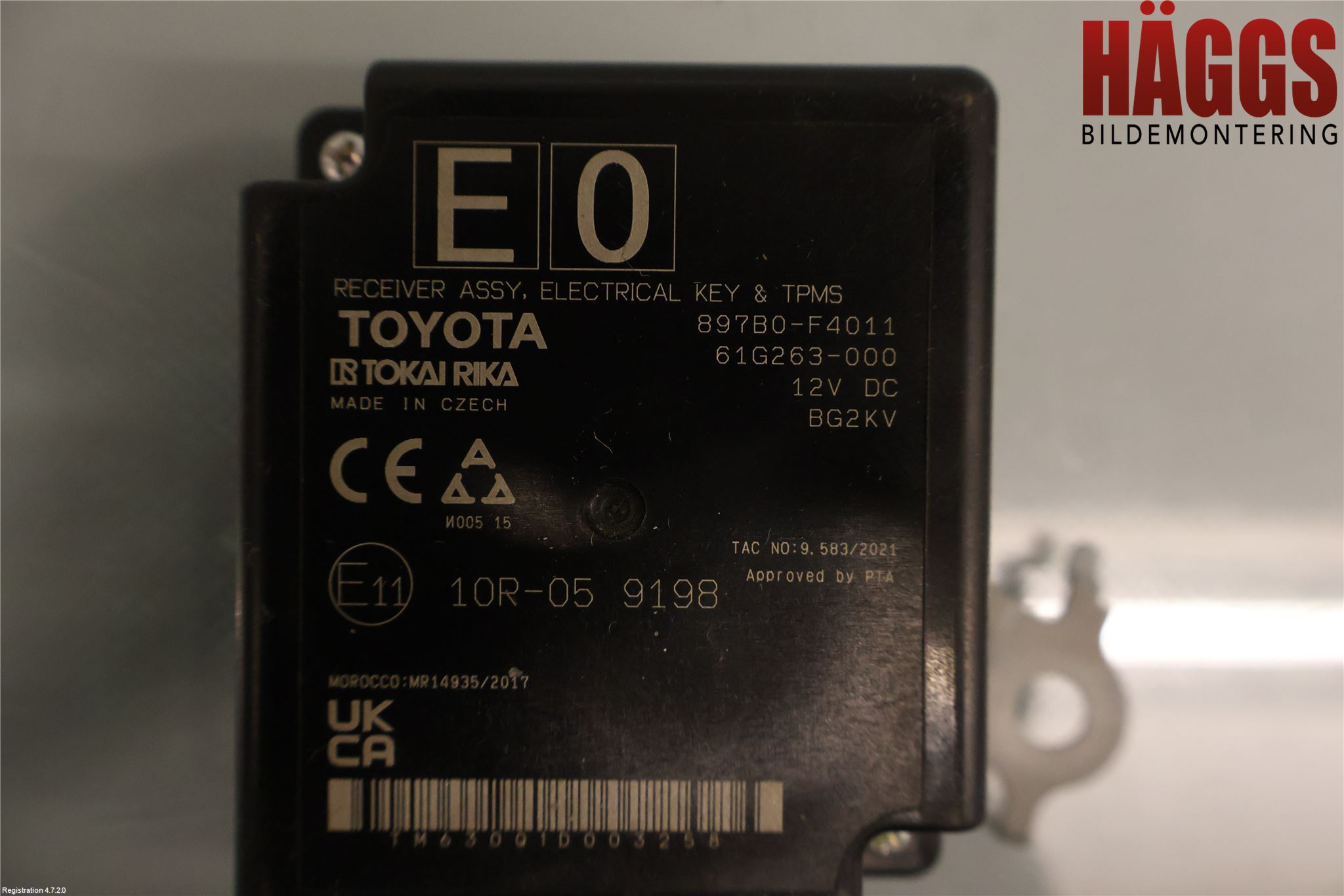 Toyota C-HR 16-23 Antenn