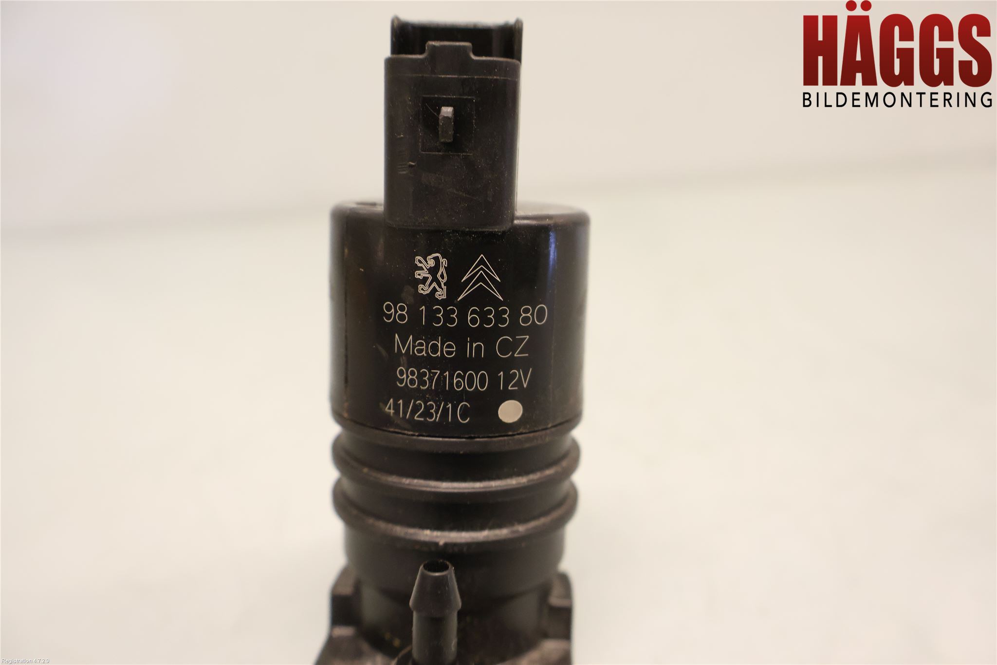 Peugeot 3008 17-24 Spolarpump Vindruta