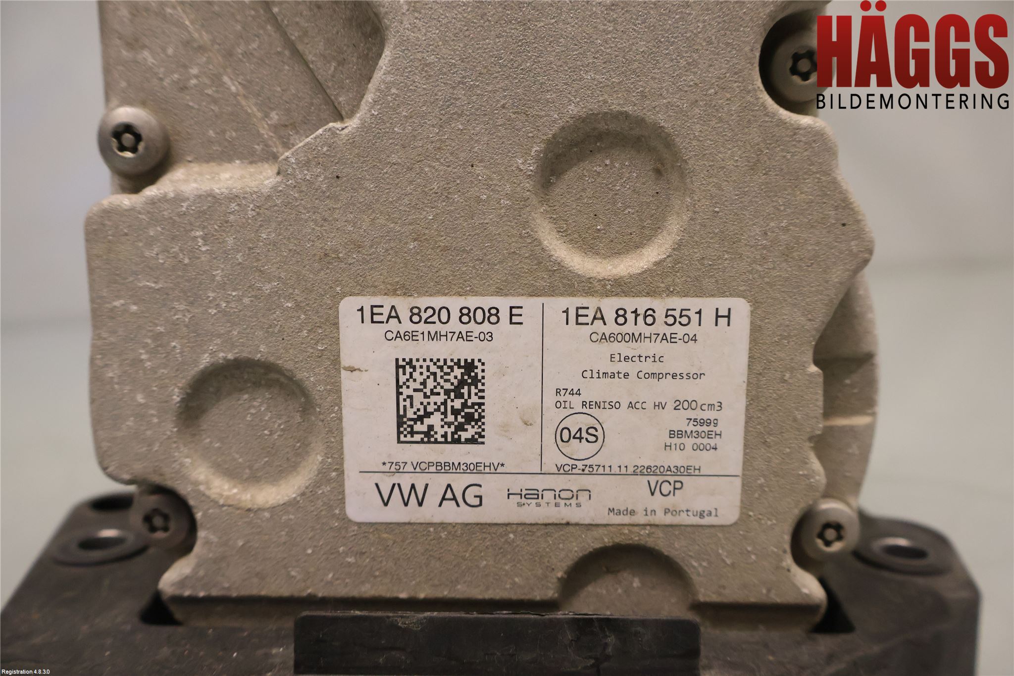 Audi Q4 E-TRON FZ 22- Ac Kompressor