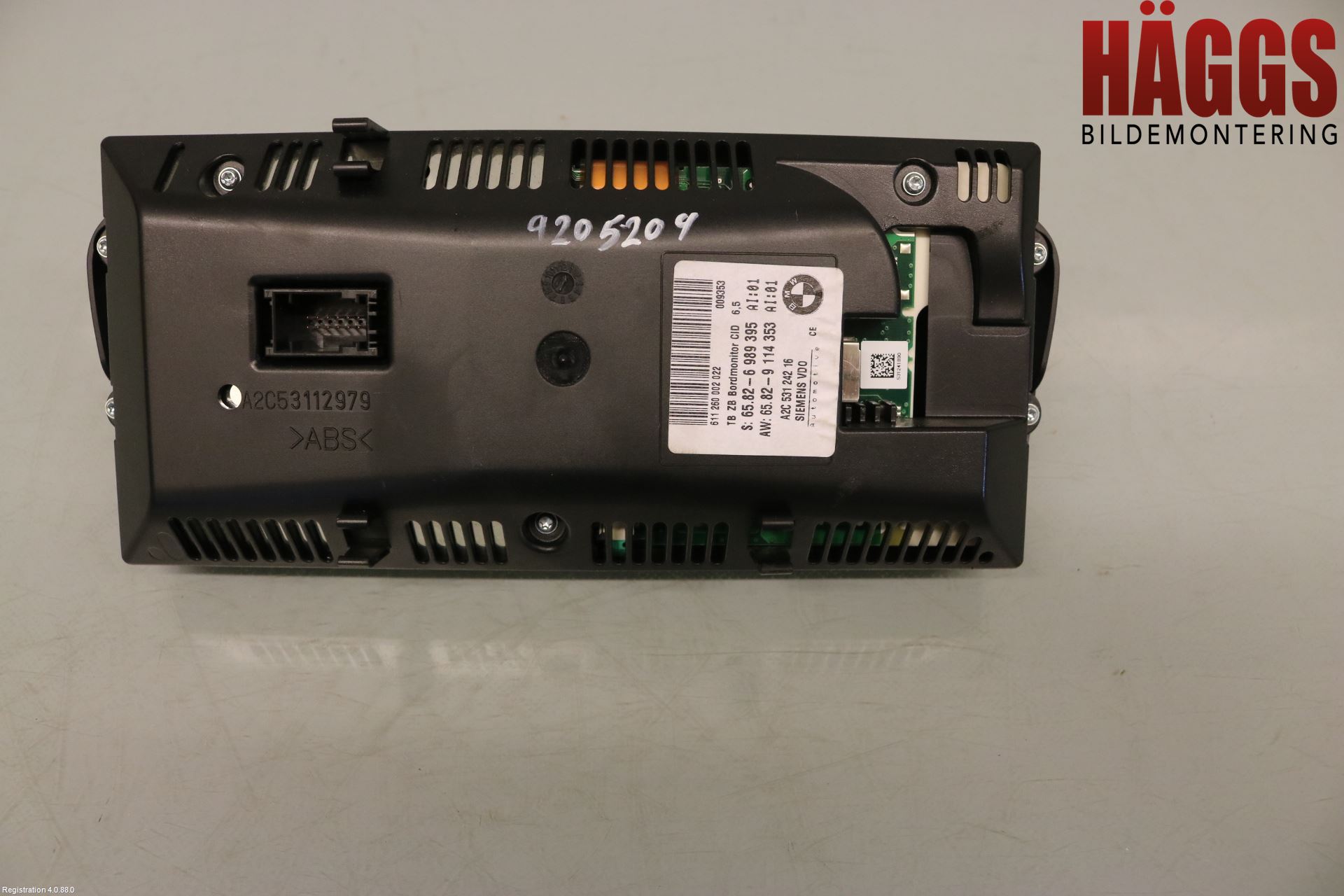 BMW 5 E60/61 Sed/Tou 02-10 Bildskärm