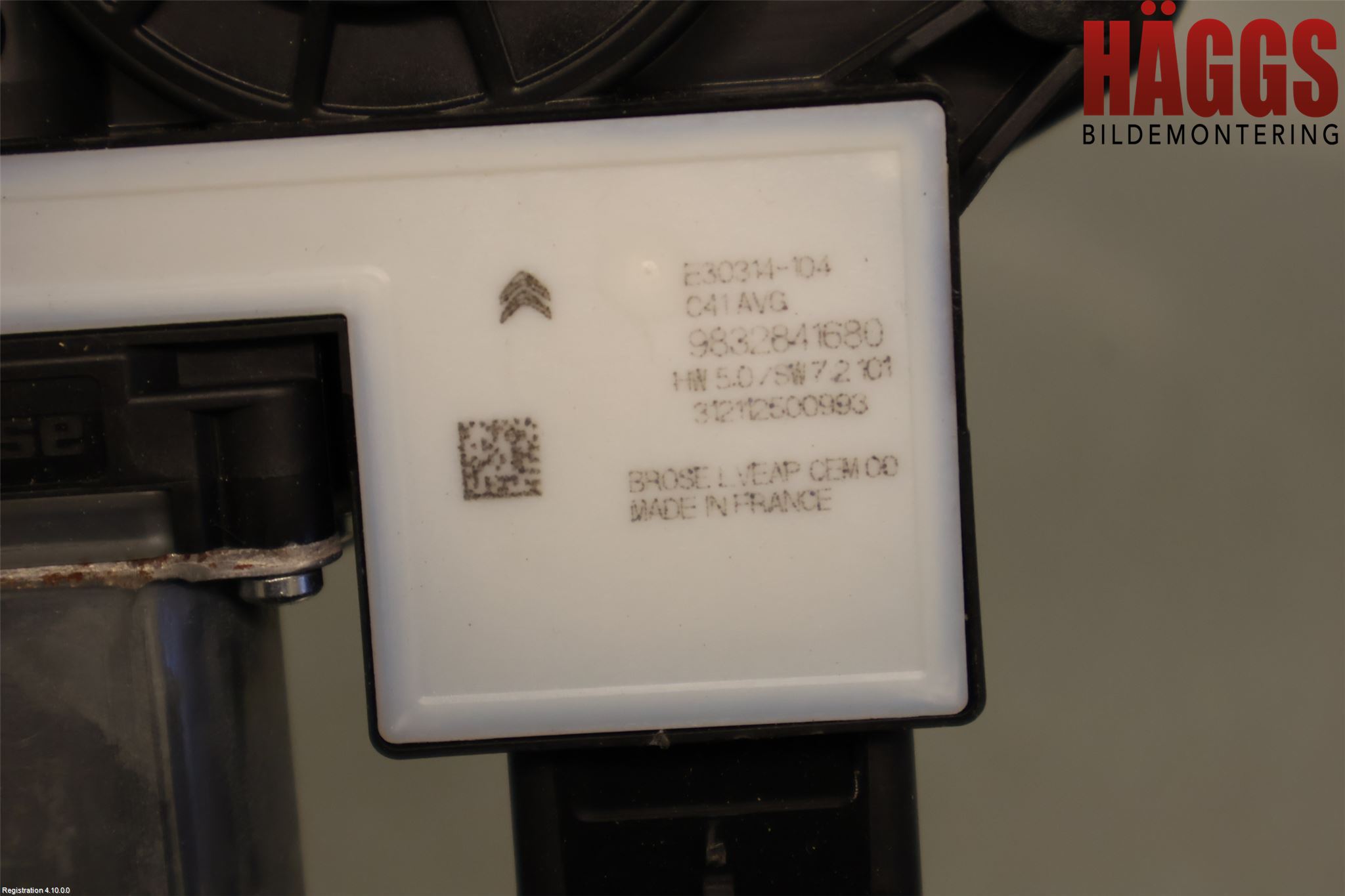 Citroen C4/E-C4 C4X/E-C4X III 21- Fönsterhiss El Kompl
