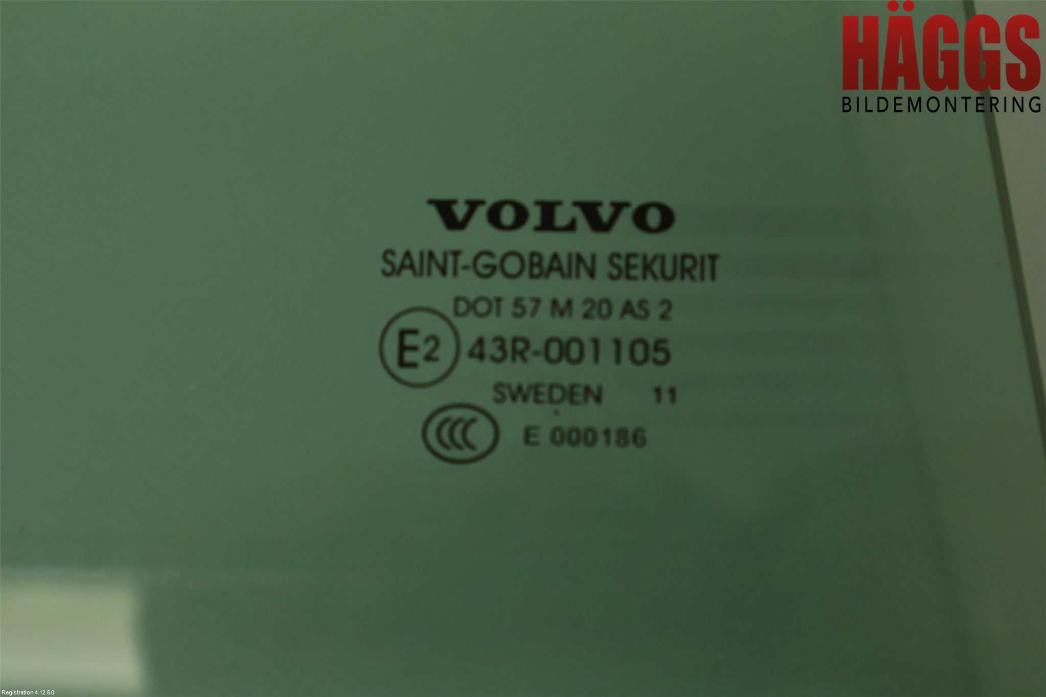 Volvo V70 08-13 Dörruta Bak Höger