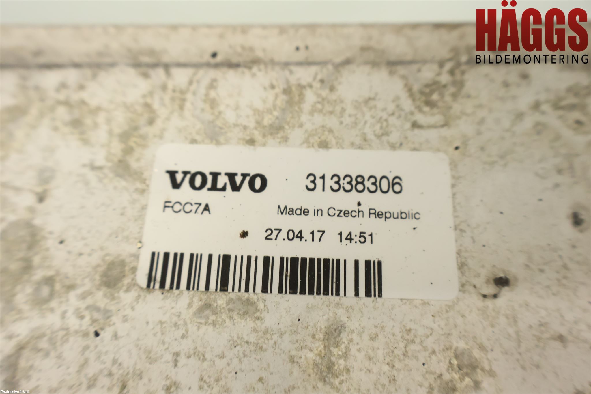 Volvo V90 CROSS COUNTRY 17->> Laddluft-Intercooler Kyl