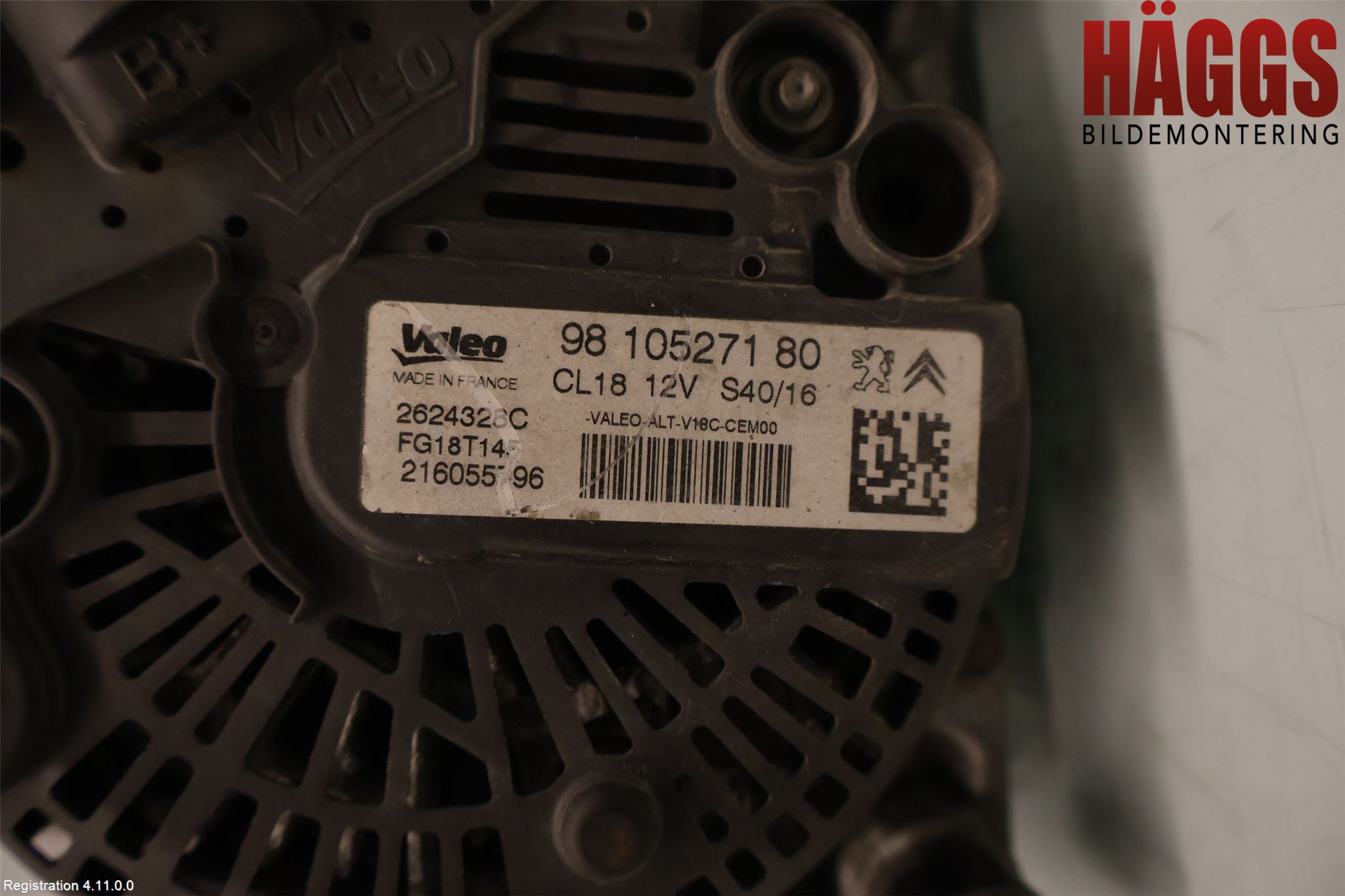 Peugeot PARTNER 16-18 Generator