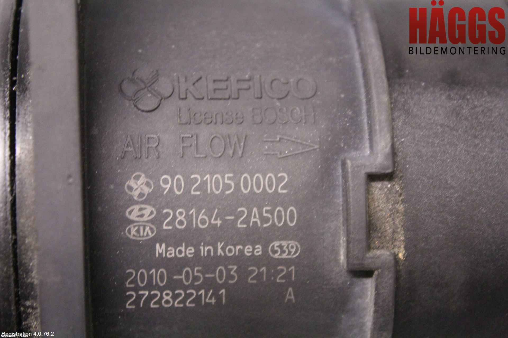 Hyundai i30 FD 07-12 Injluftmassamätare