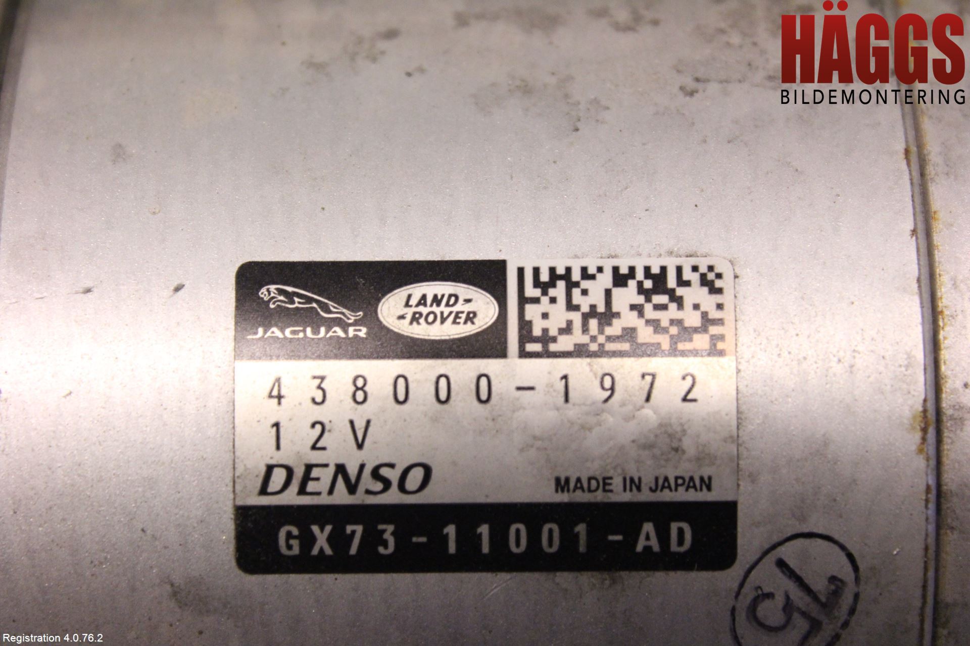 Jaguar F-PACE Startmotor Diesel