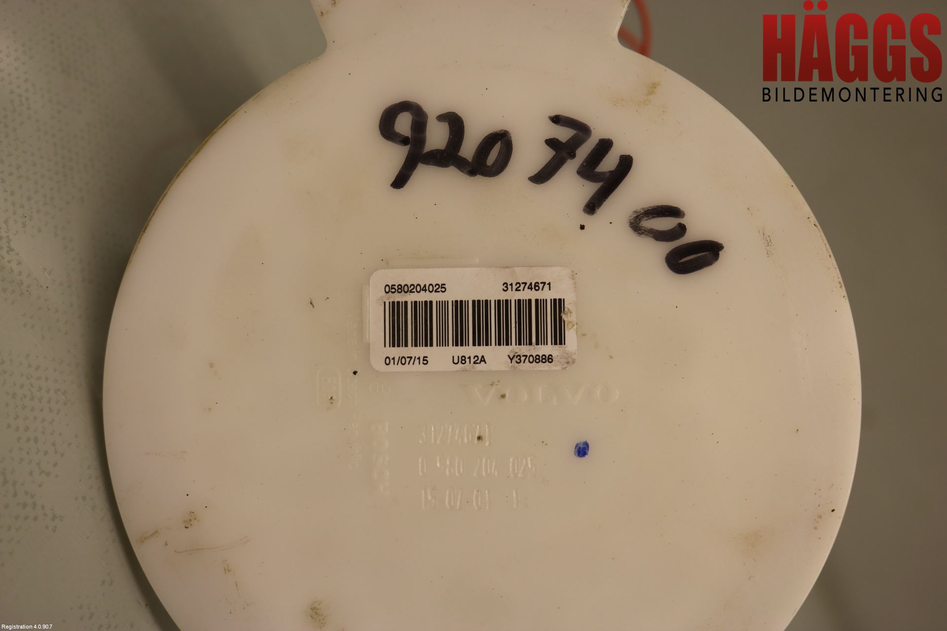 Volvo XC70 14-16 Givare Tank