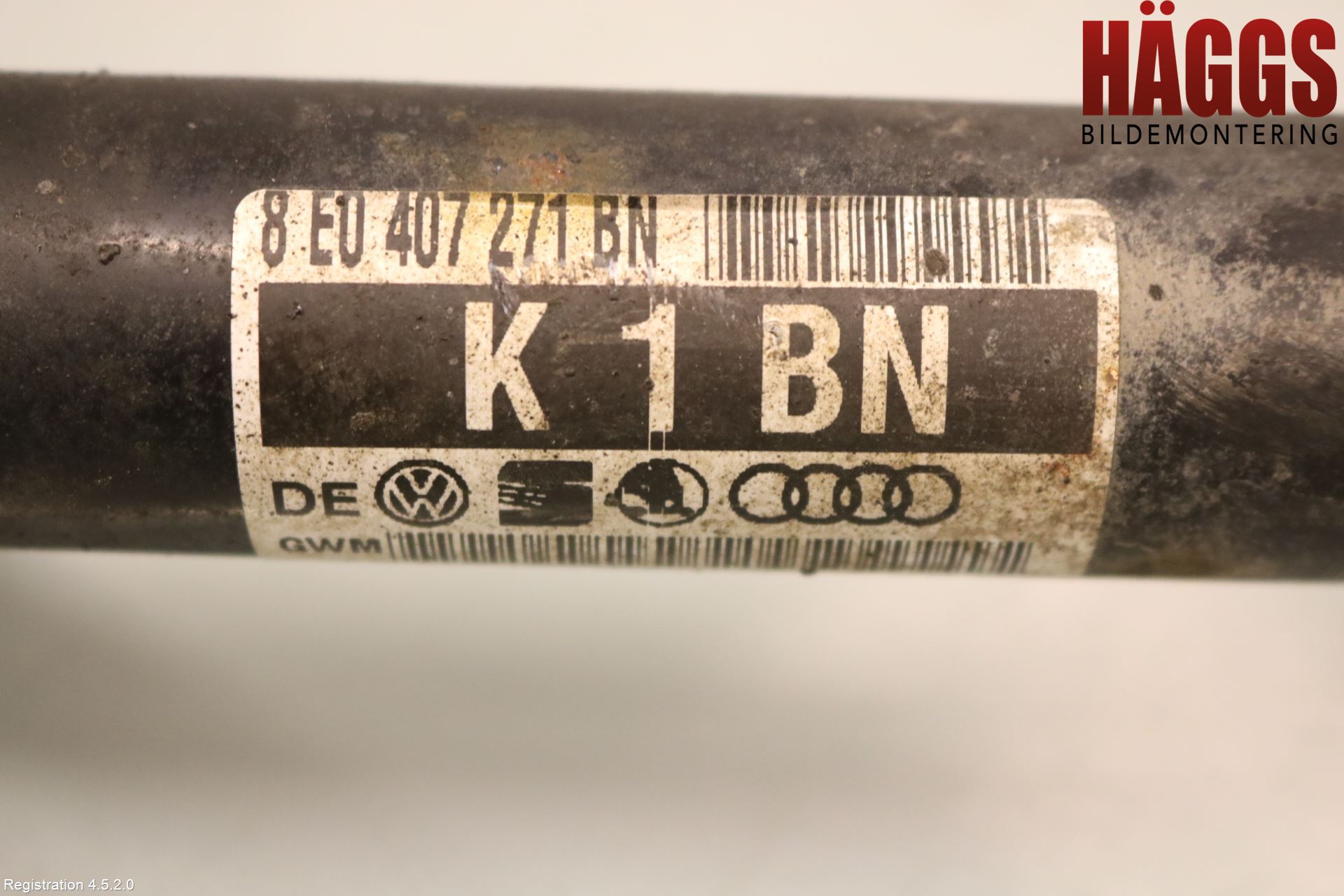 Audi A4/S4 05-07 Drivaxel Fram Vänster