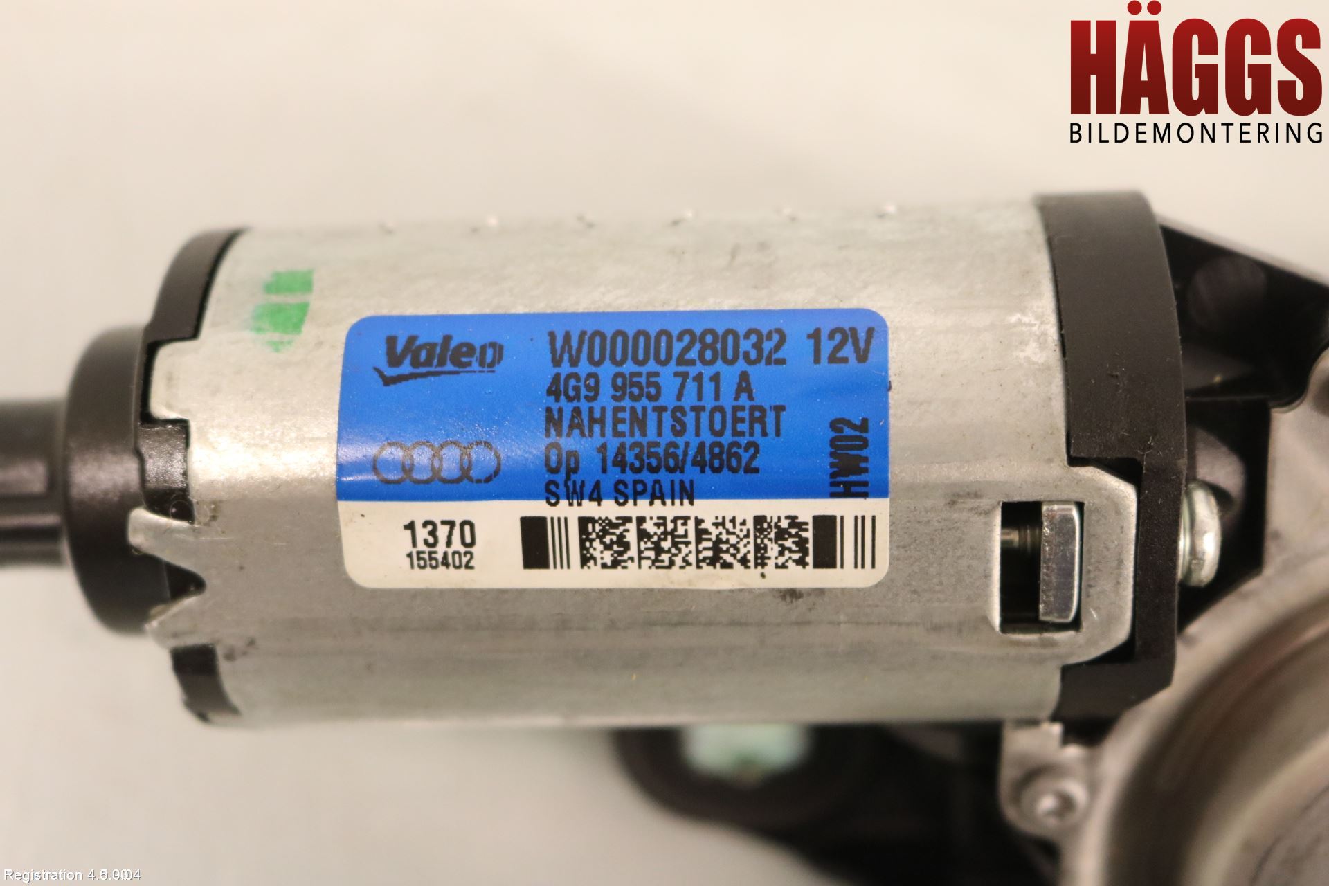 Audi A1/S1 11-18 Torkarmotor Baklucka