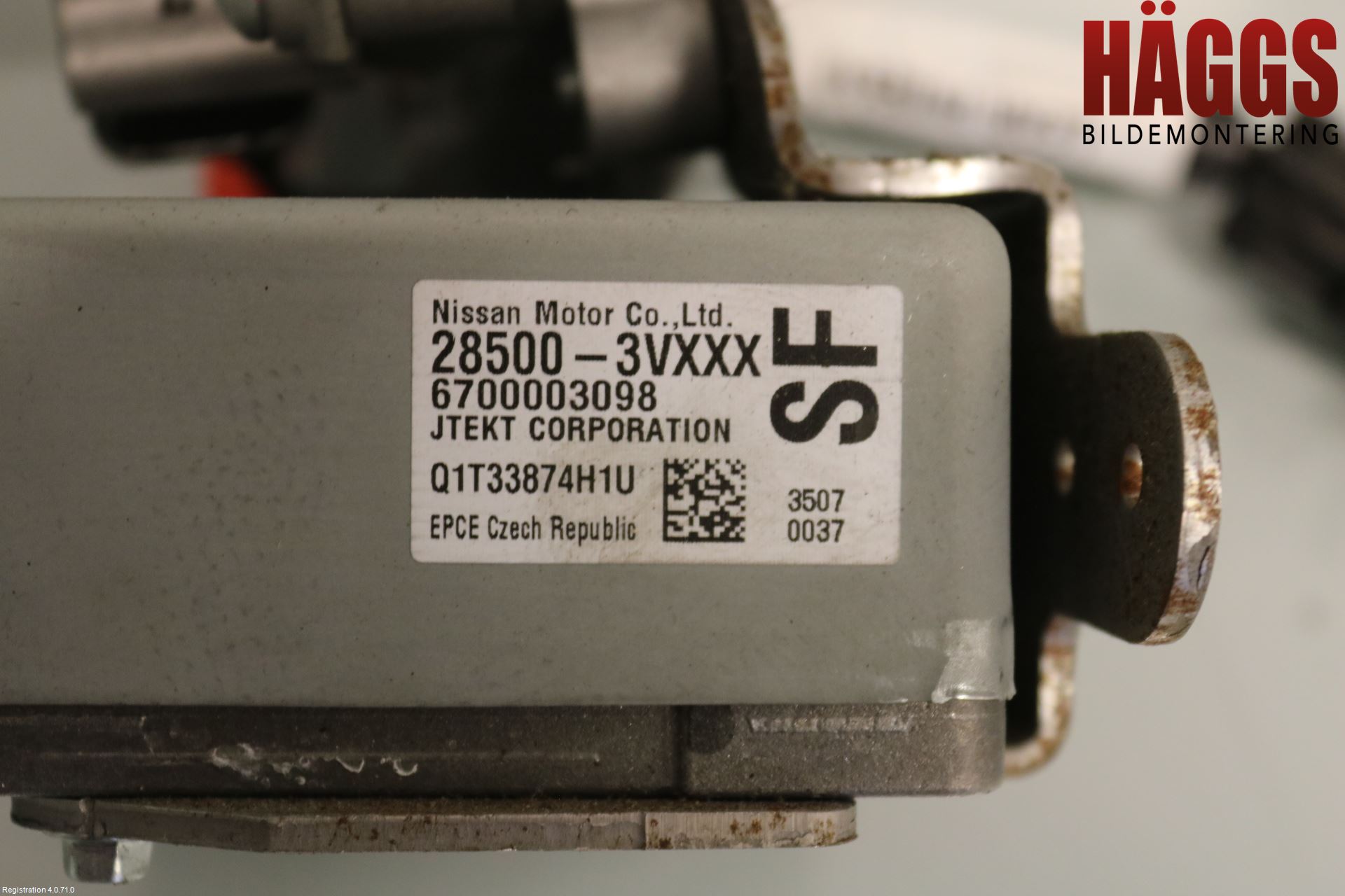 Nissan NOTE E12 14-20 Rattaxelagg Justerbart