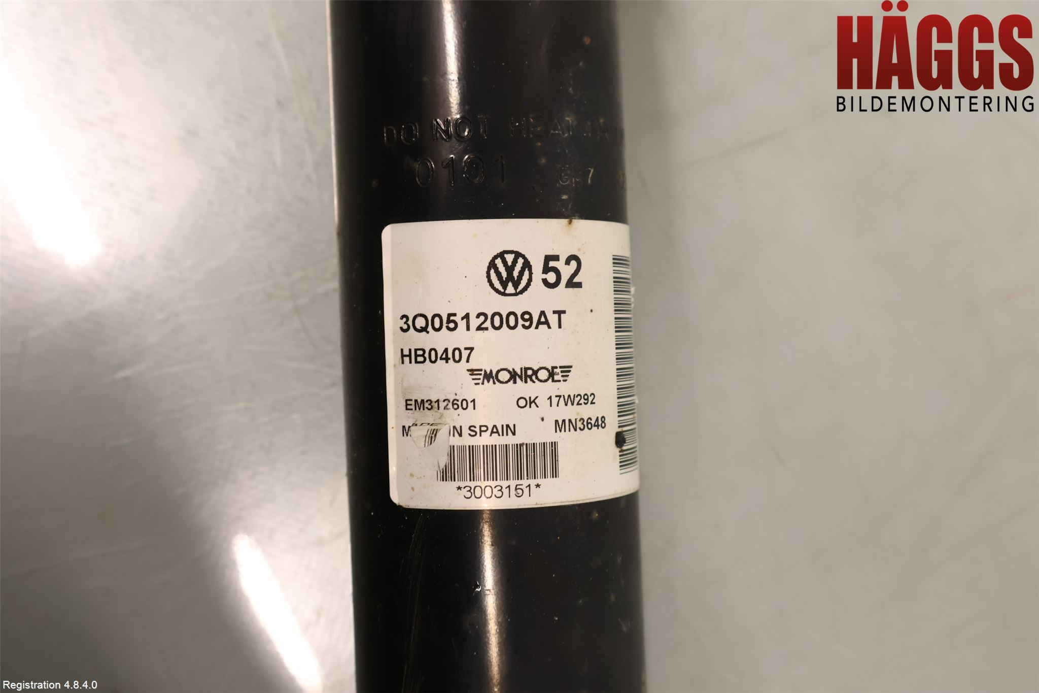 Volkswagen VW ARTEON 17- Stötdämpare Bak