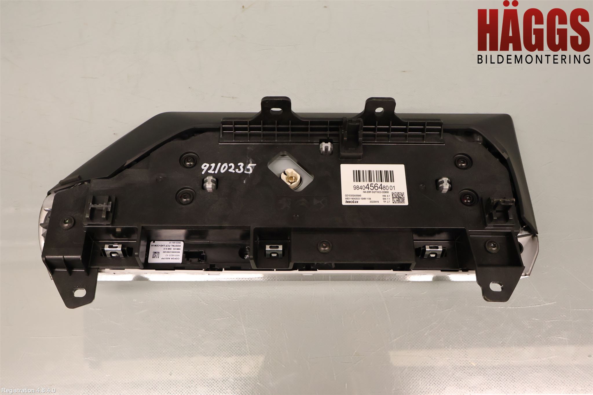 Citroen C4/E-C4 C4X/E-C4X III 21- Multifunktionsdisplay