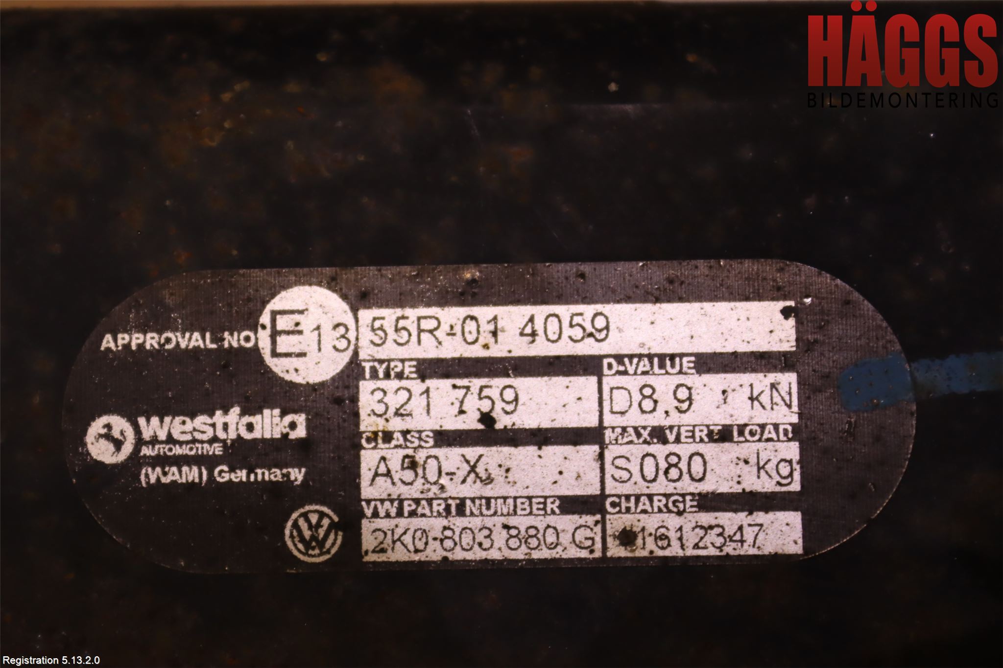Volkswagen VW CADDY 16-20 Dragkrok