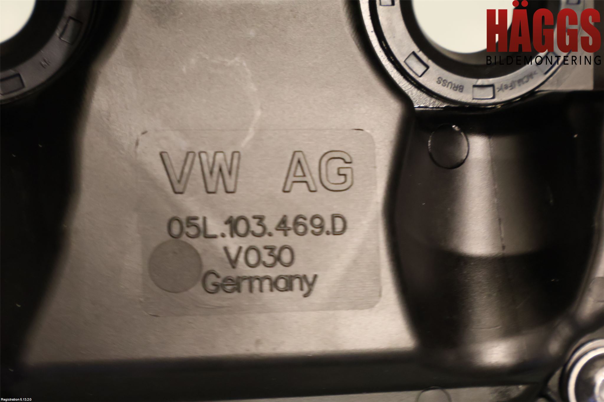 Audi A6 F2/C8 19- Ventilkåpa
