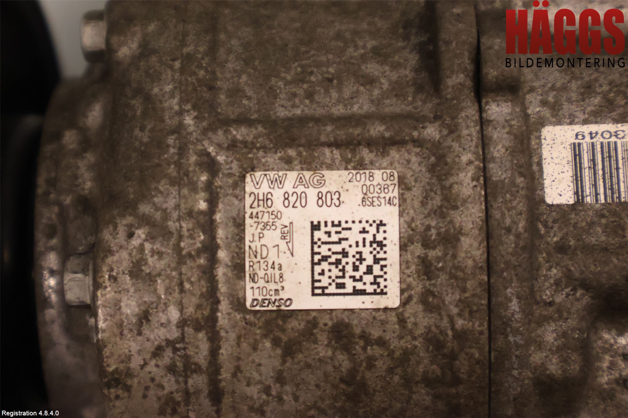 Volkswagen VW AMAROK 2H 10-22 Ac Kompressor