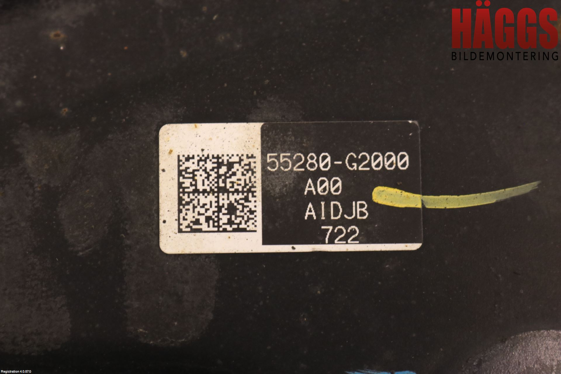 Kia NIRO (DE) 17-22 Bärarm Bak Höger