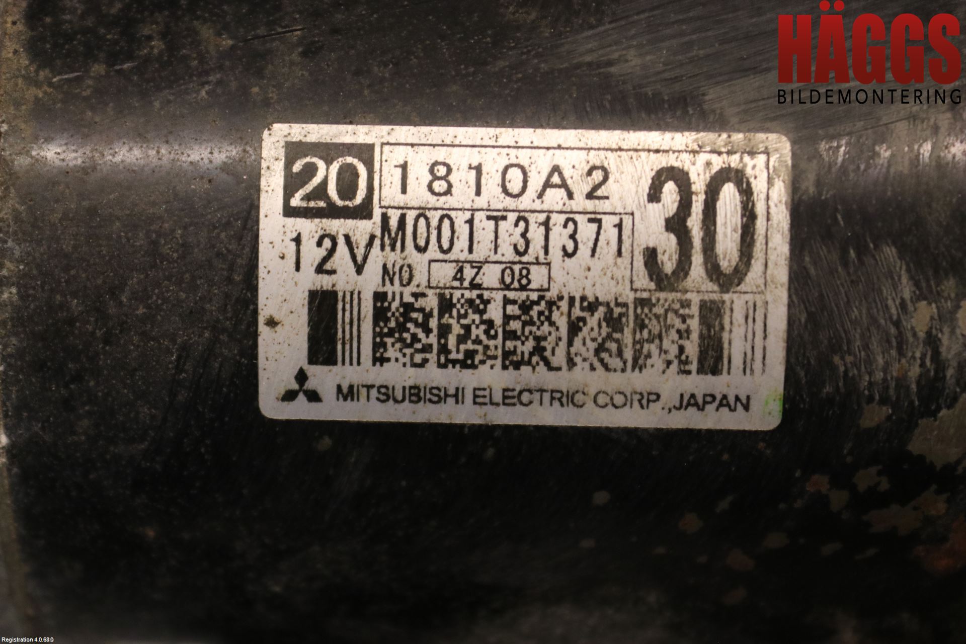 Mitsubishi ASX 10-22 Startmotor Diesel