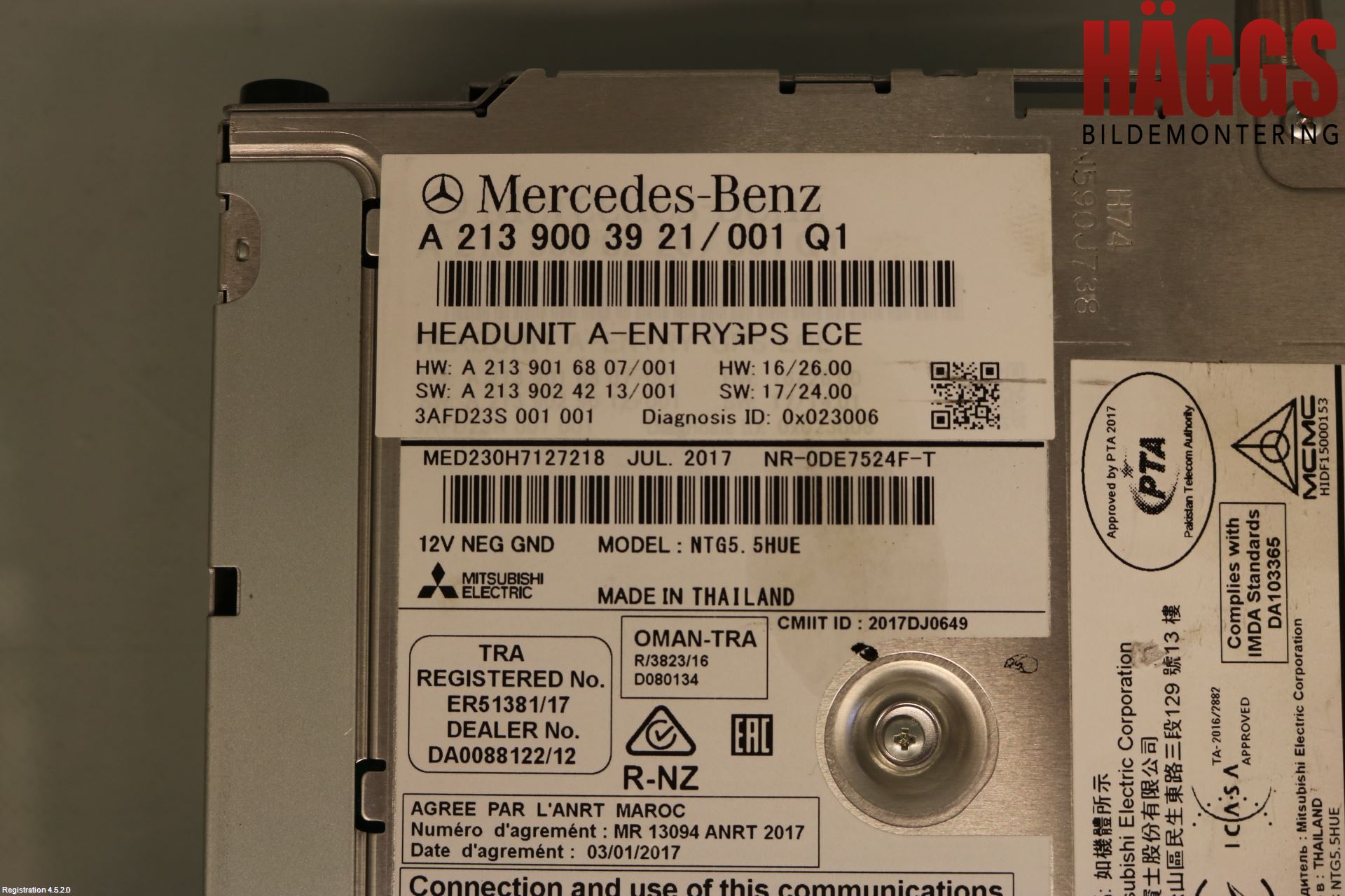 Mercedes-Benz MB E-KLASS (W213) 16-23 Gps Navigator
