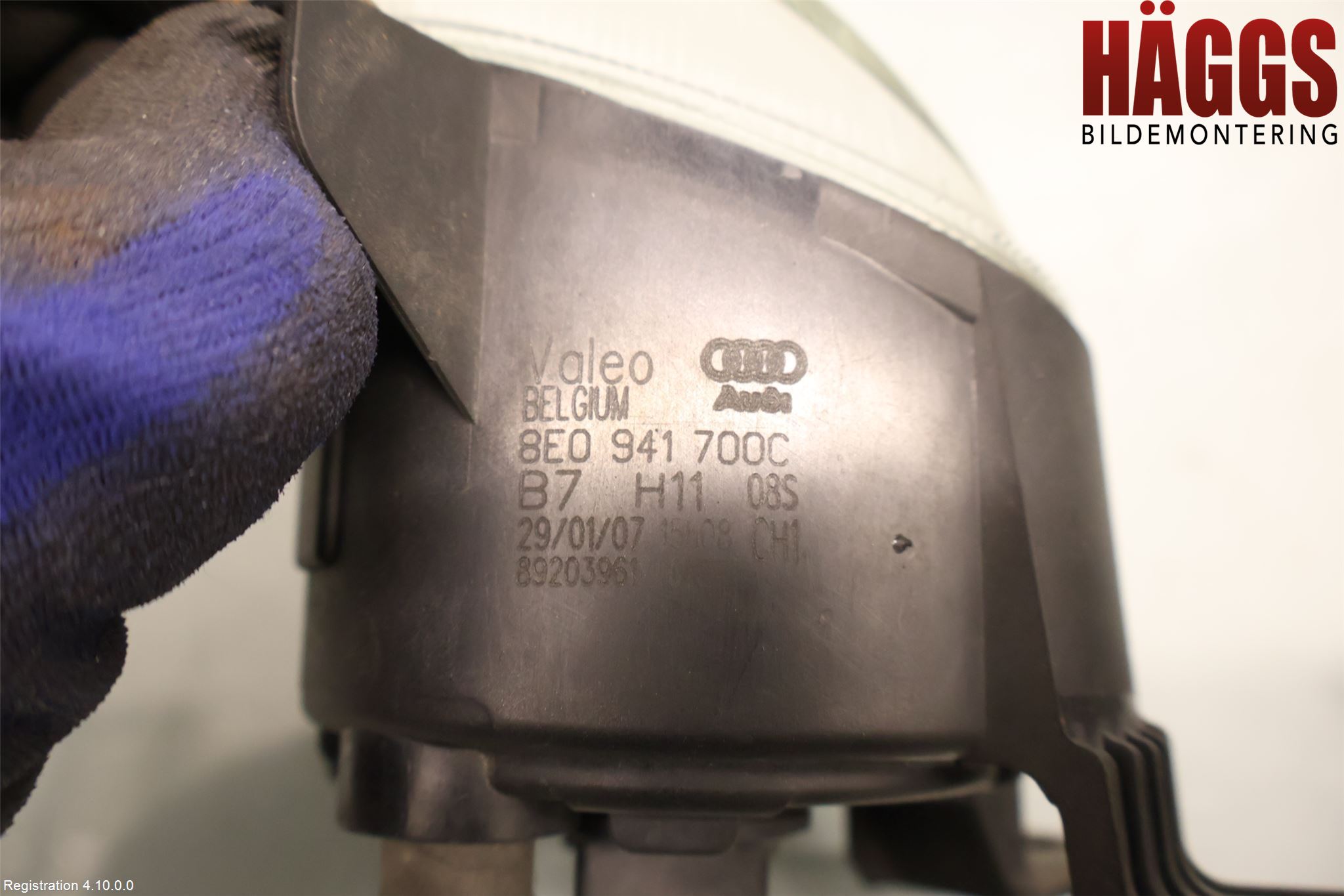 Audi A4/S4 05-07 Dimljus-Varselljus Fram