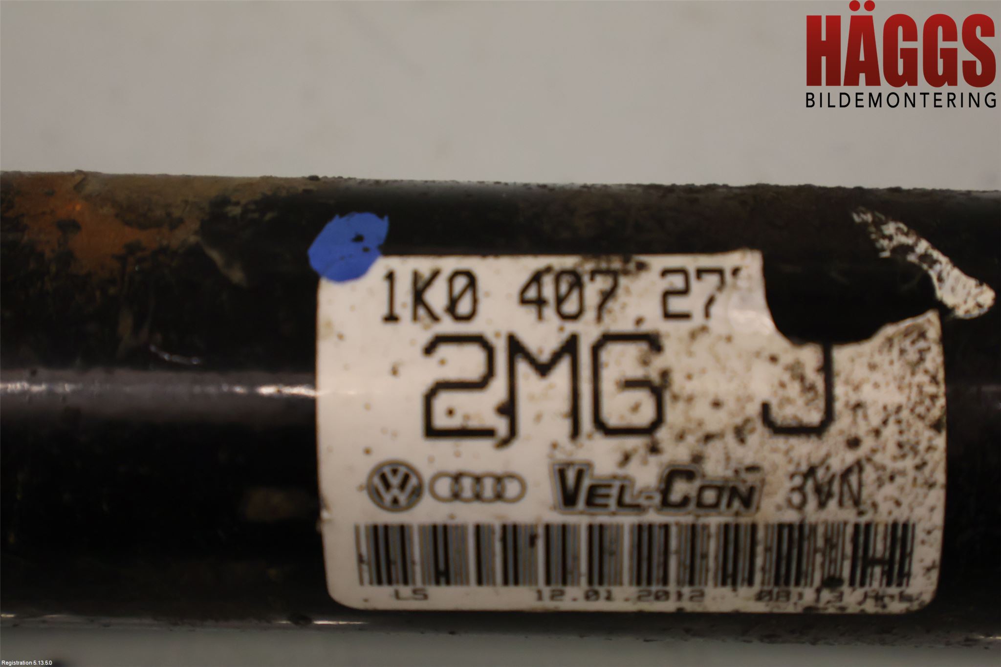 Volkswagen VW GOLF VI 09-13 Drivaxel Fram Höger