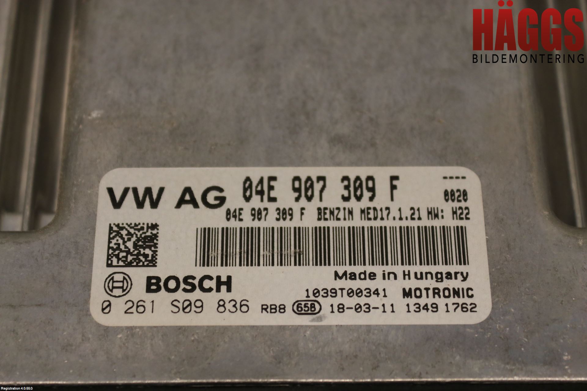 Volkswagen VW PASSAT 15-19 Styrenhet Insprut Bensin