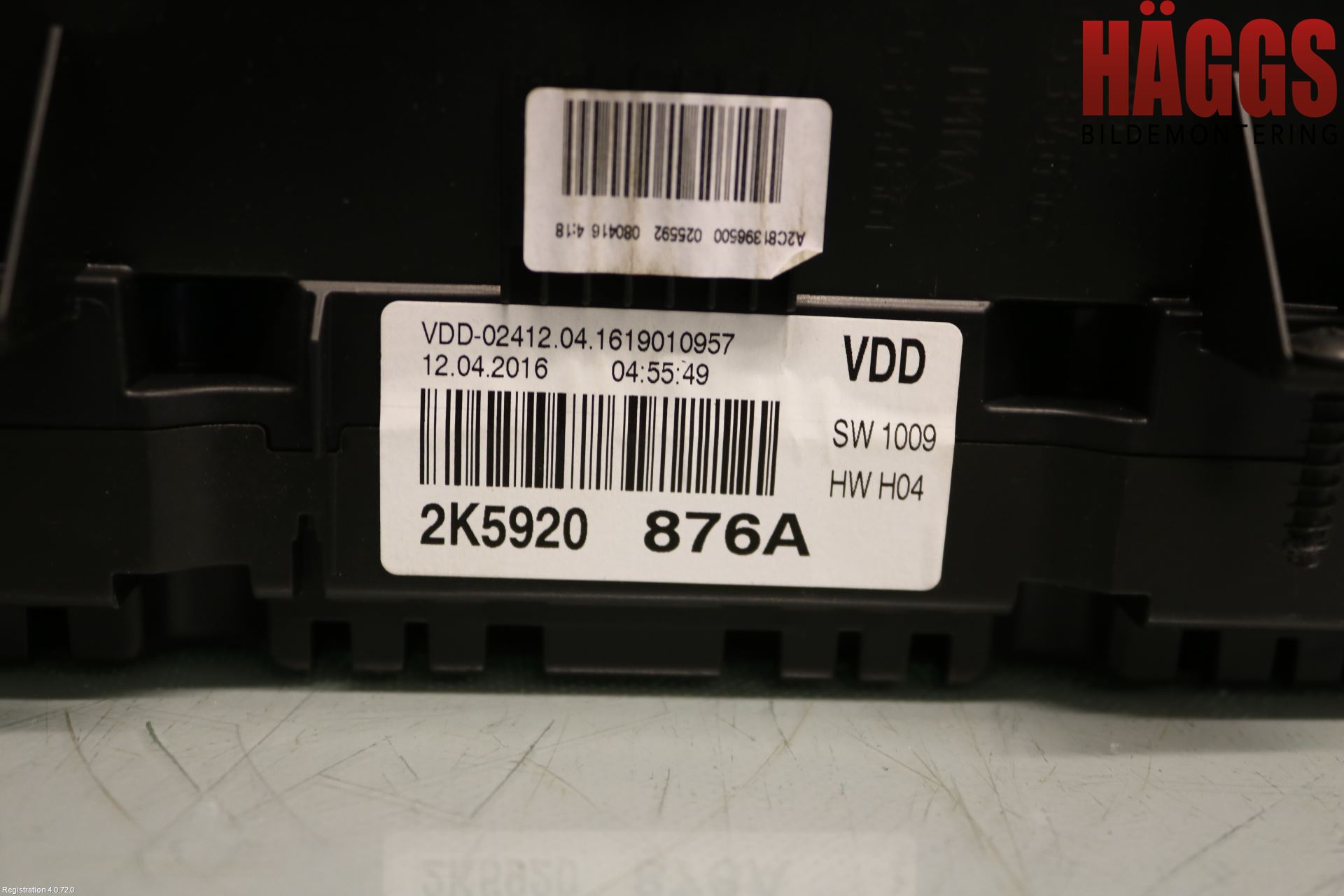Volkswagen VW CADDY 16-20 Instrument Komb